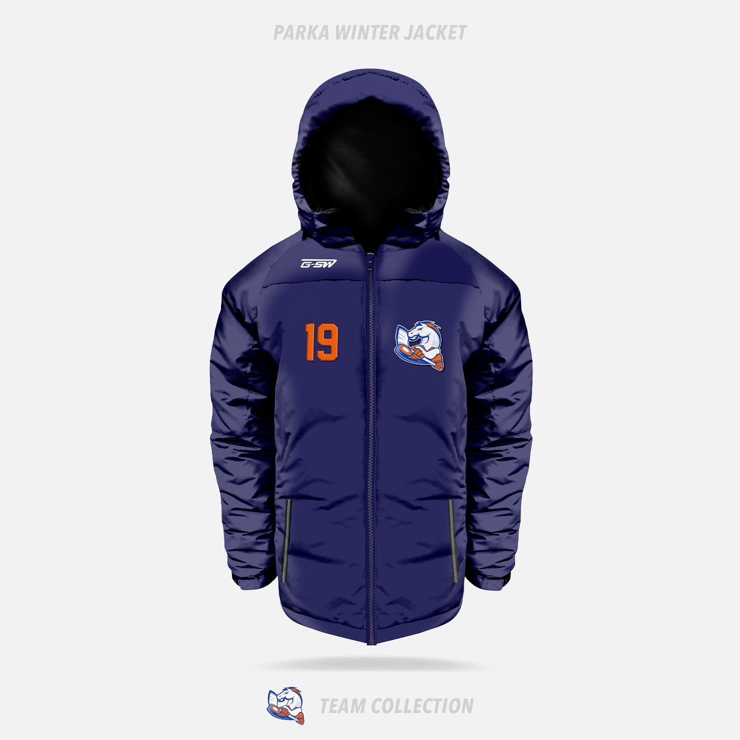 Victoria Village Mustangs Parka Winter Jacket