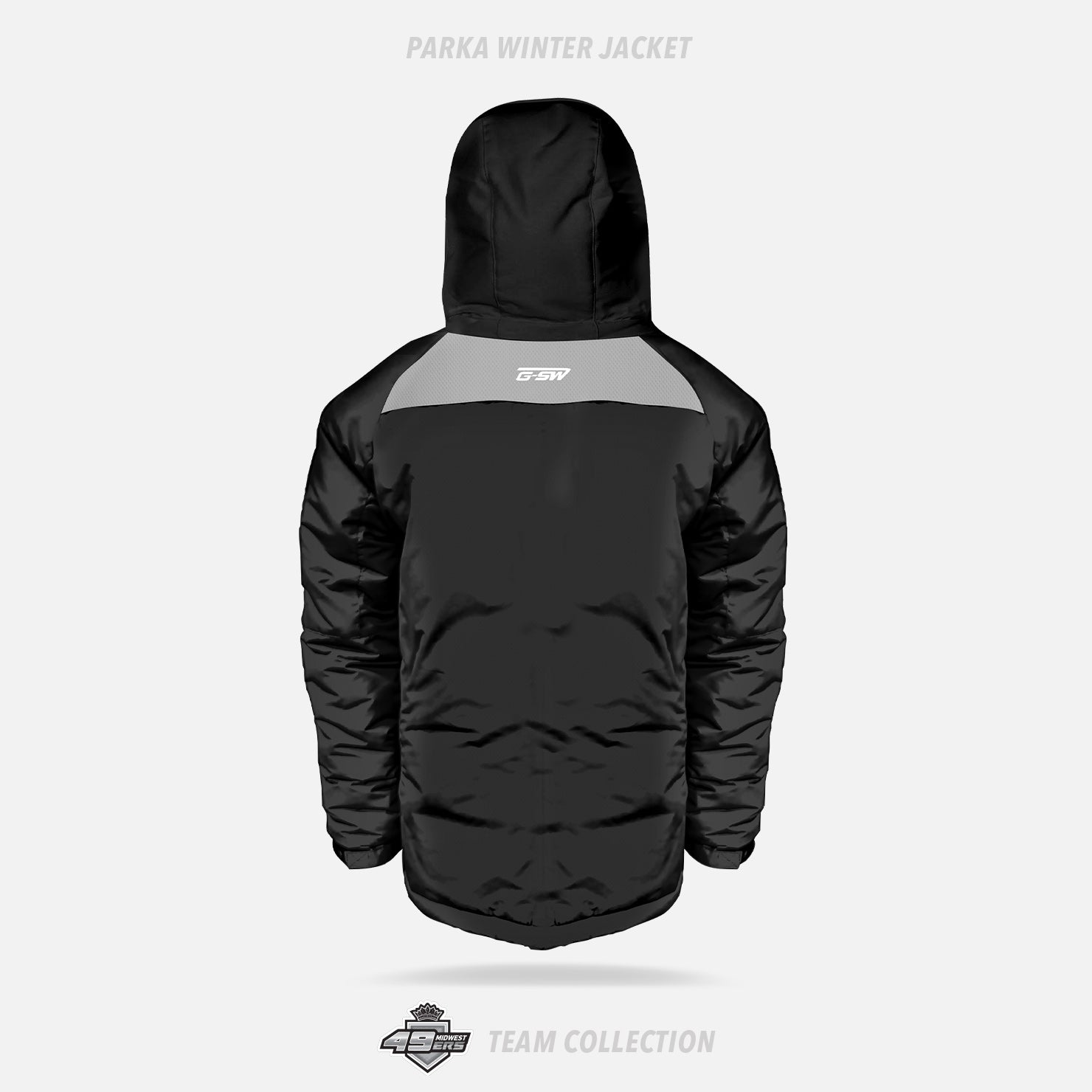 49ers Midwest Hockey Parka Winter Jacket - 49ers Midwest Hockey Team Collection