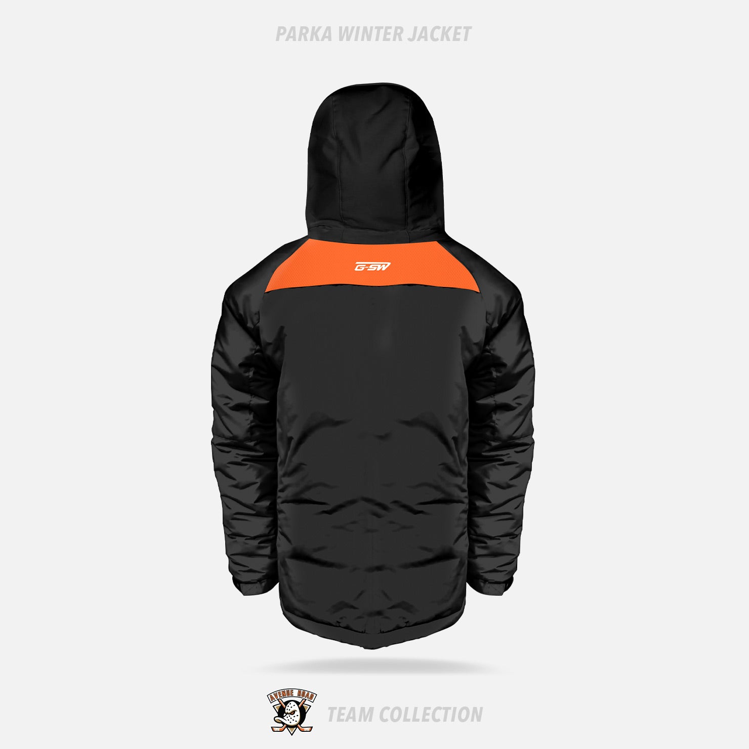 Avenue Road Ducks Embroidered Winter Jacket - Avenue Road Ducks Team Collection