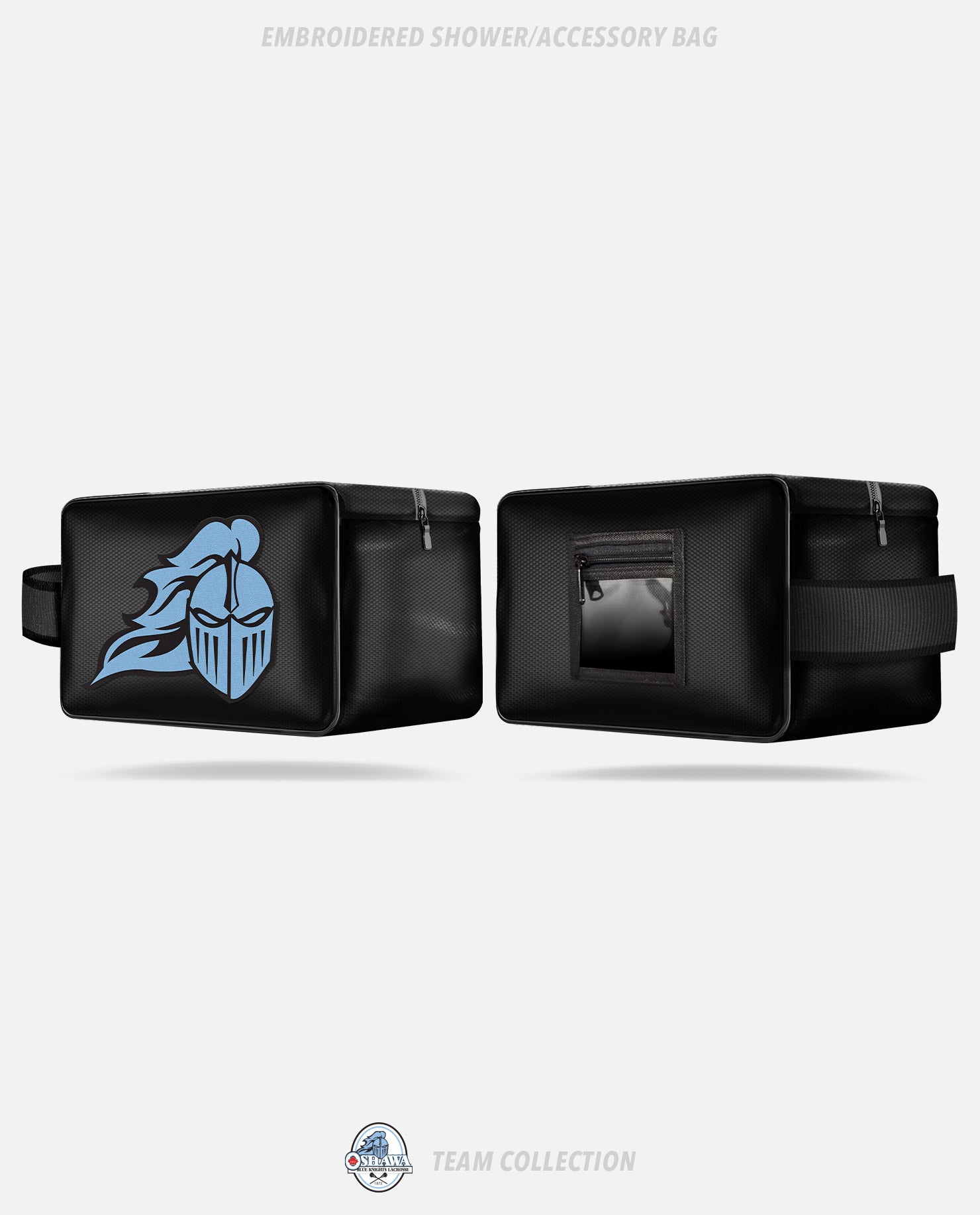 Oshawa Blue Knights Embroidered Shower/Accessory Bag - Oshawa Blue Knights Team Collection