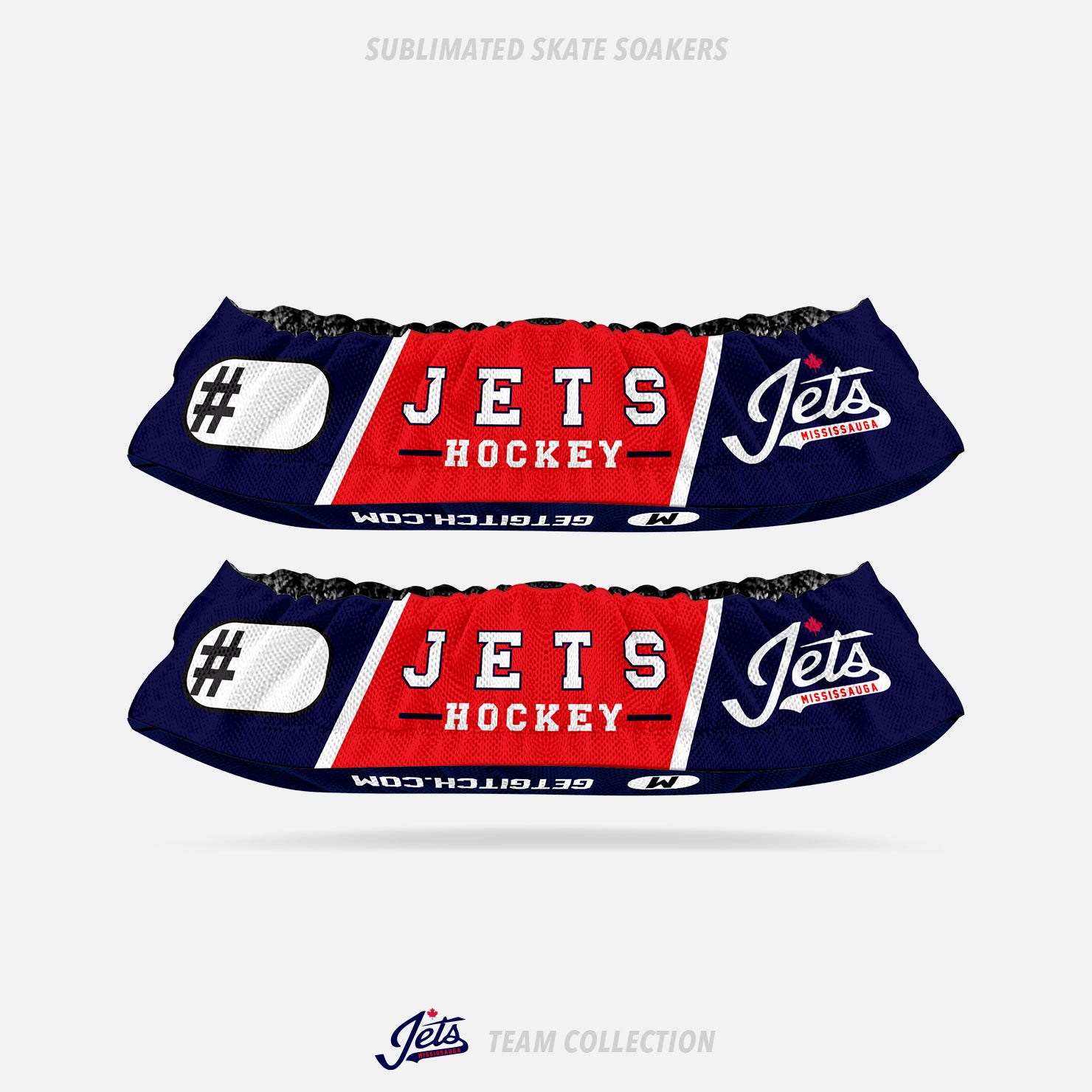 Mississauga Jets Sublimated Skate Soakers