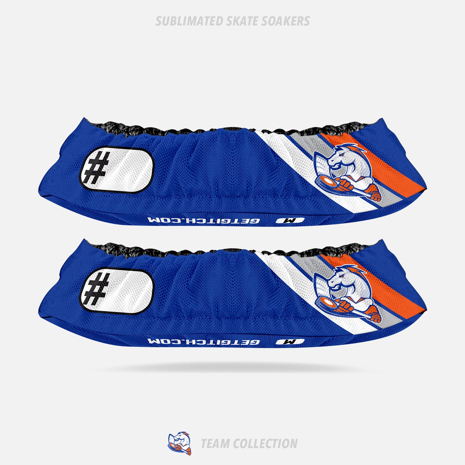 Victoria Village Mustangs Sublimated Skate Soakers - Victoria Village Mustangs Team Collection