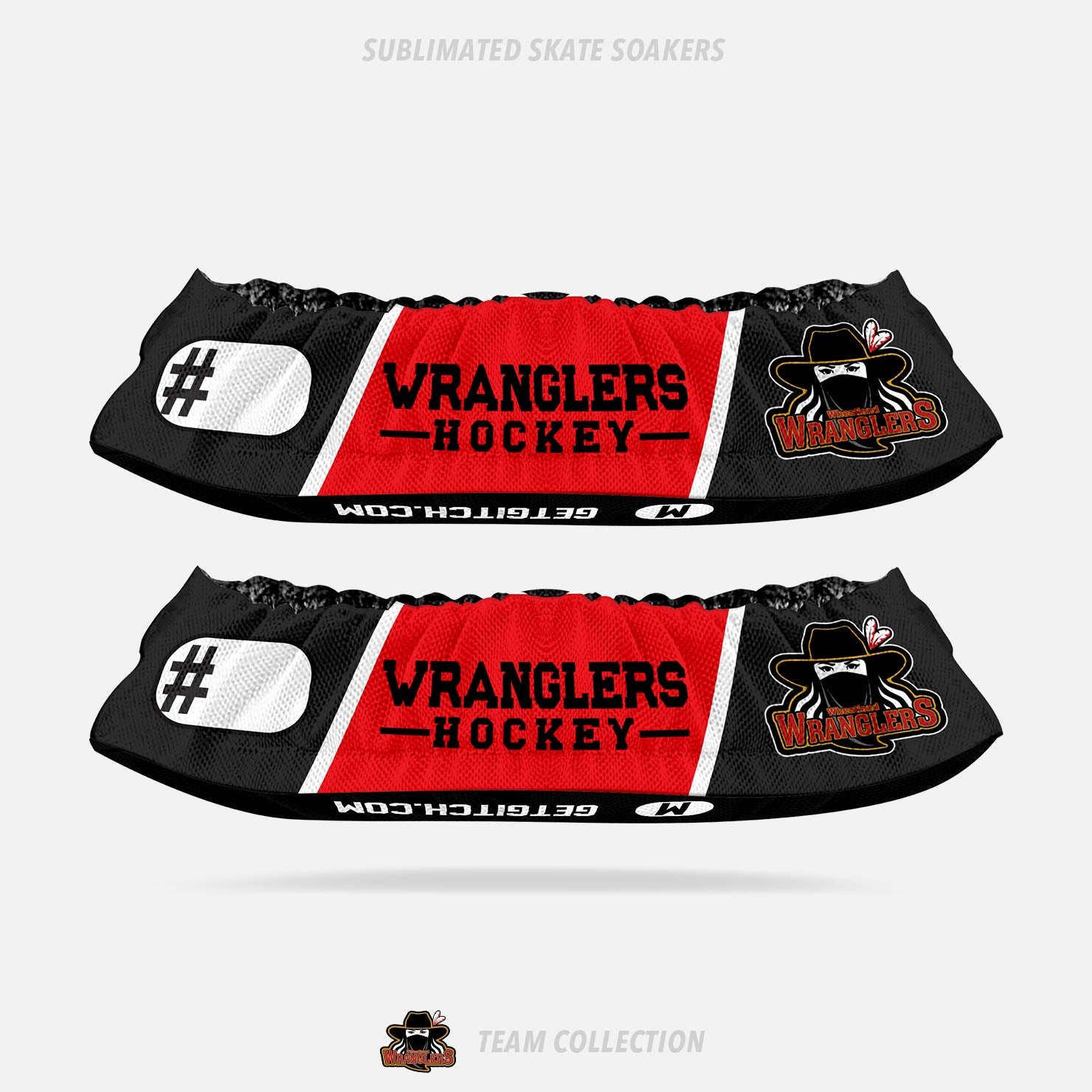 Wheatland Wranglers Sublimated Skate Soakers