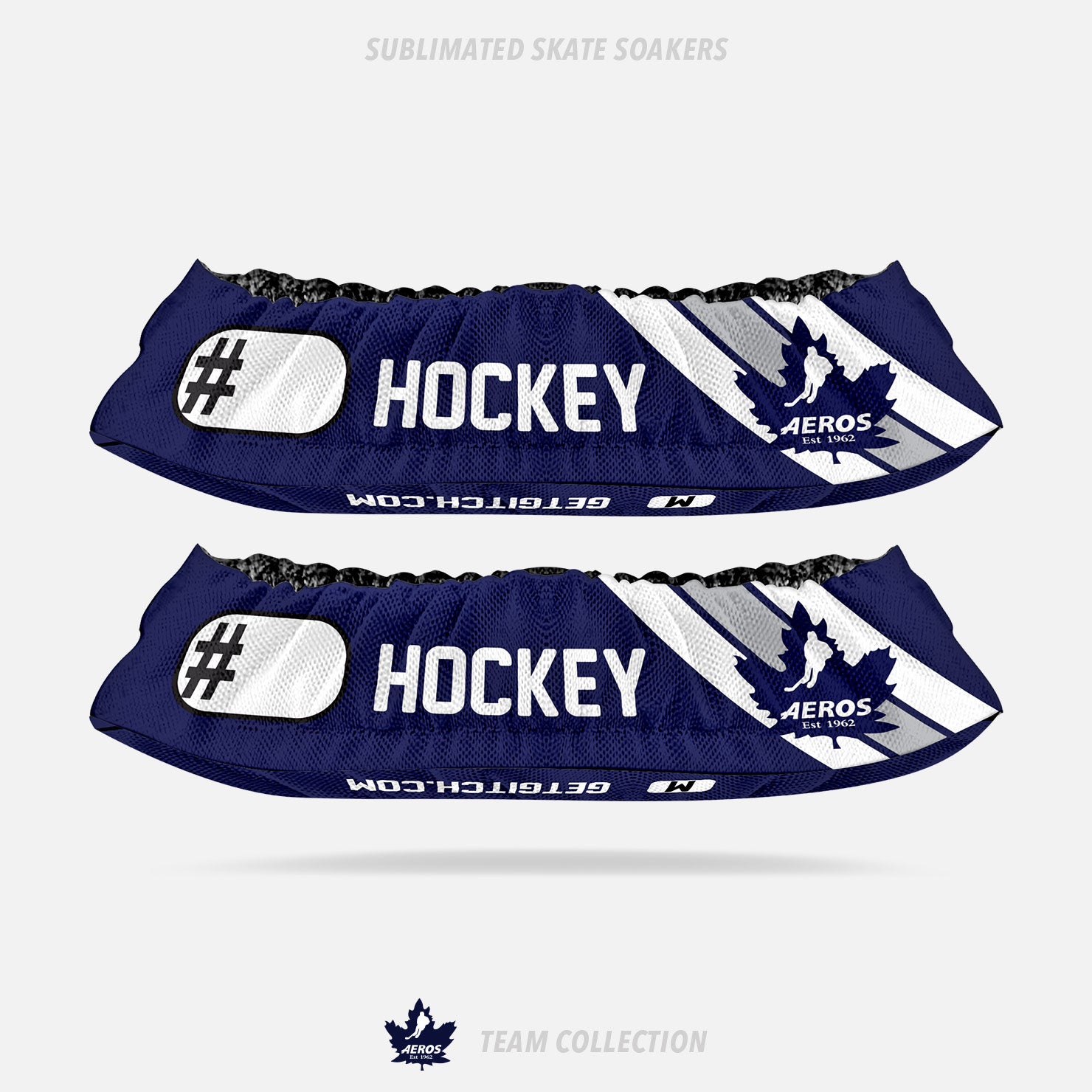 Toronto Aeros Sublimated Skate Soakers - Toronto Aeros Team Collection