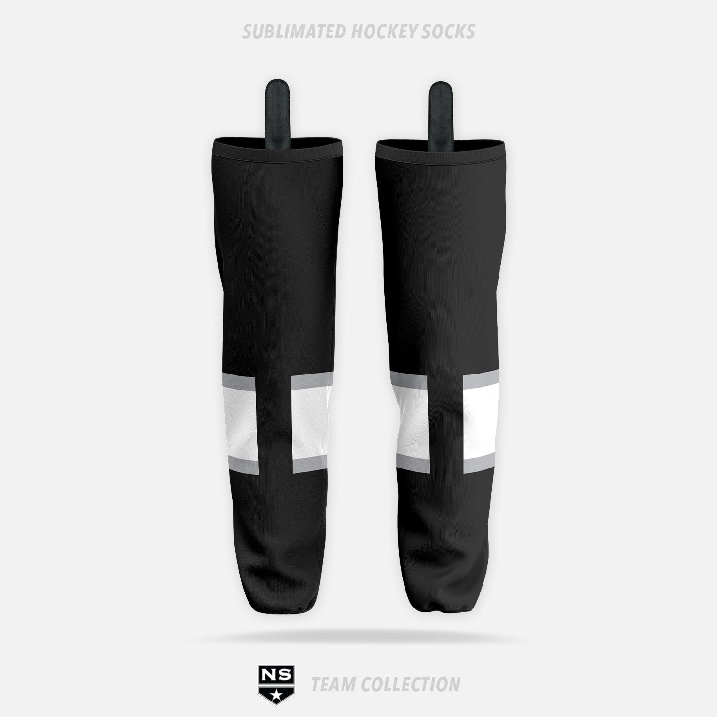 NS Stars Sublimated Hockey Socks (Black) - NS Stars Team Collection