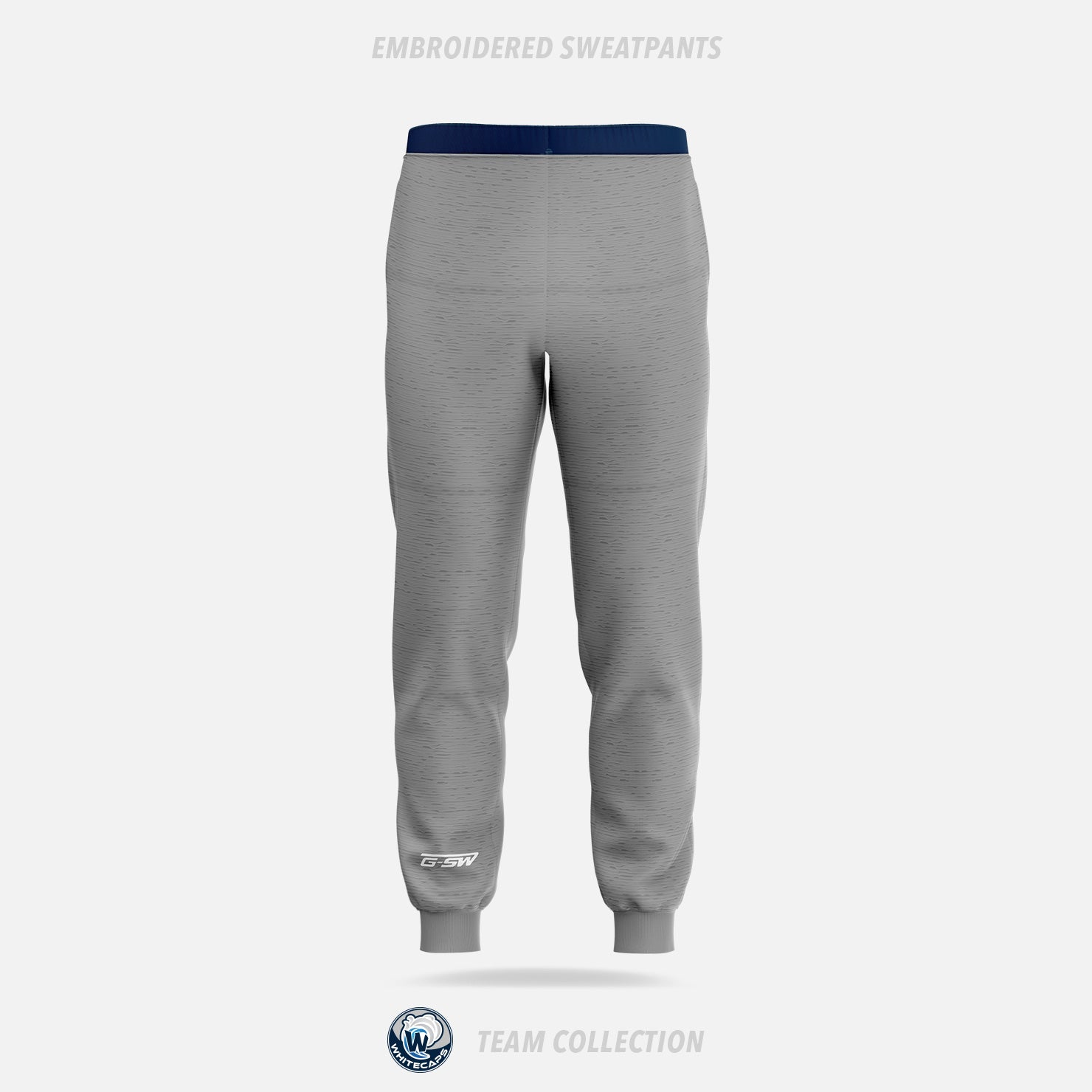 Whitecaps Hockey Embroidered Sweatpants - Whitecaps Hockey Team Collection