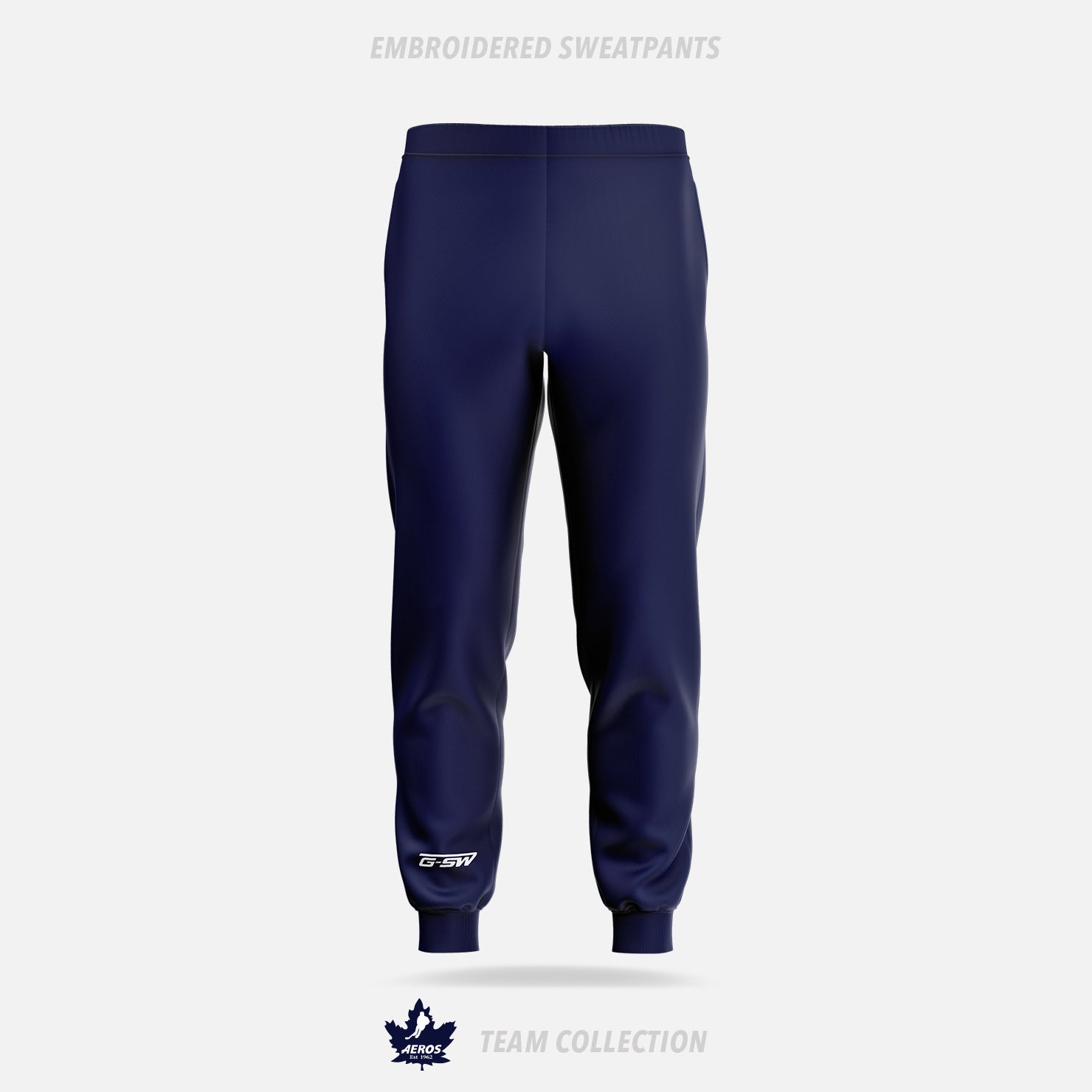 Toronto Aeros Embroidered Sweatpants - Toronto Aeros Team Collection