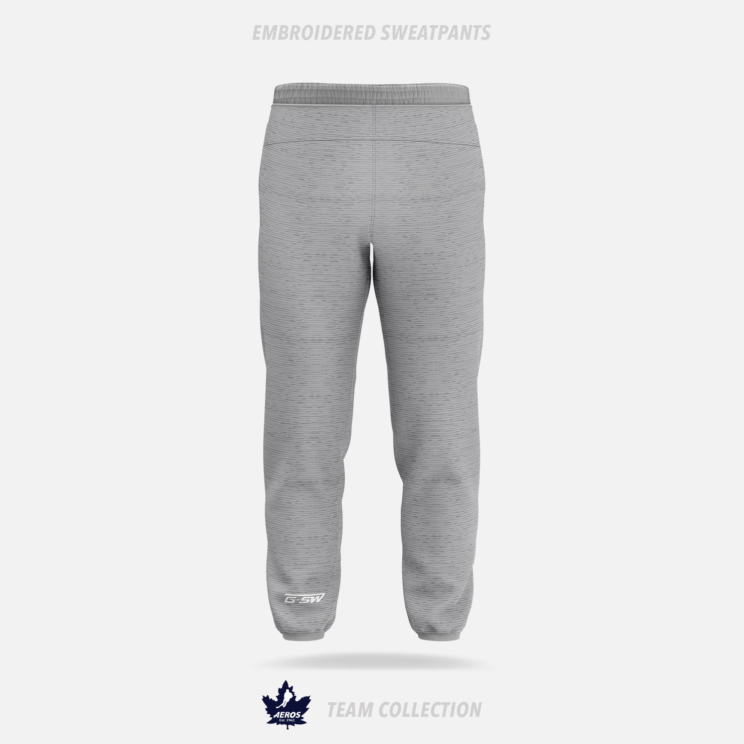 Toronto Aeros Embroidered Sweatpants