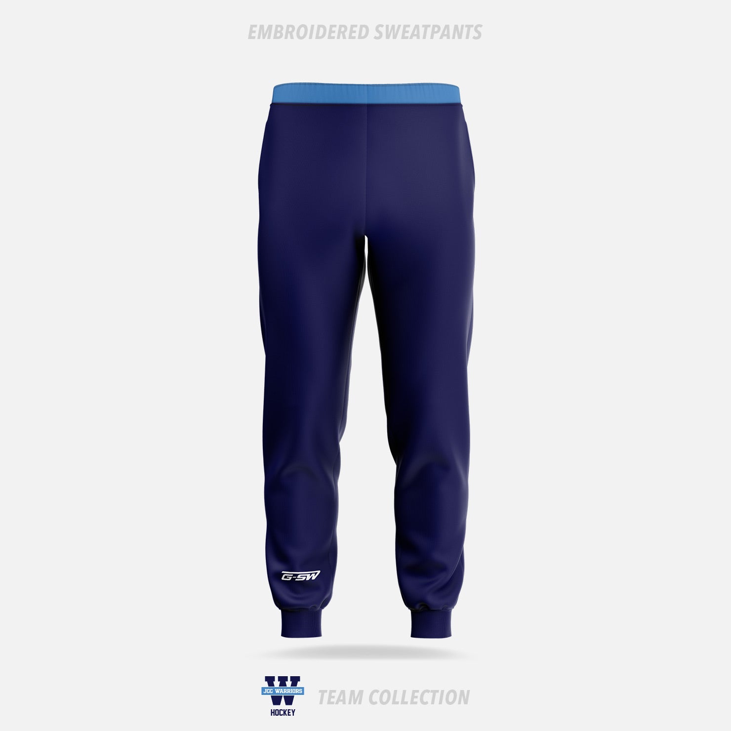 JCC Warriors Embroidered Sweatpants - JCC Warriors Team Collection