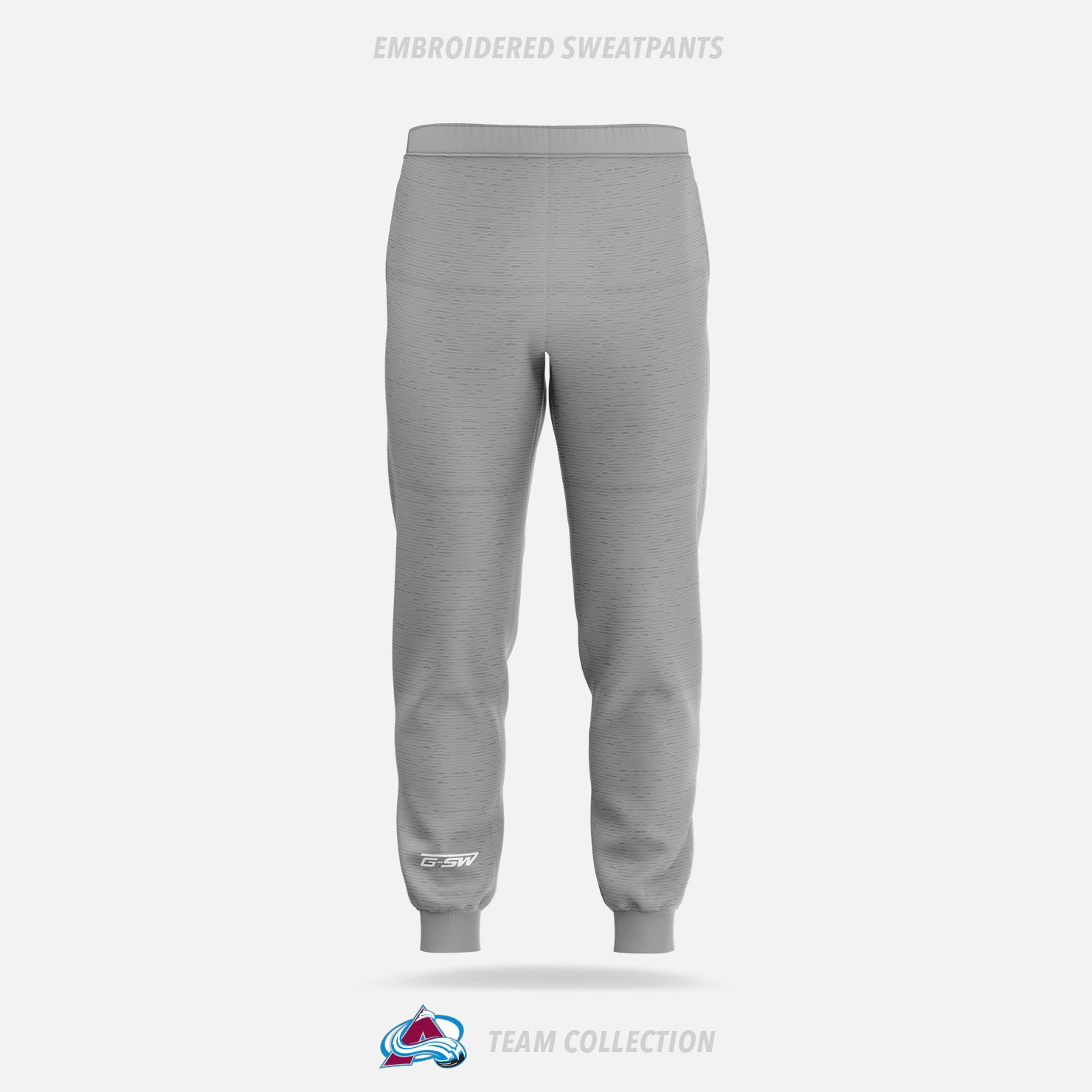 Avalanche Minor Sports Embroidered Sweatpants - Avalanche Minor Sports Team Collection