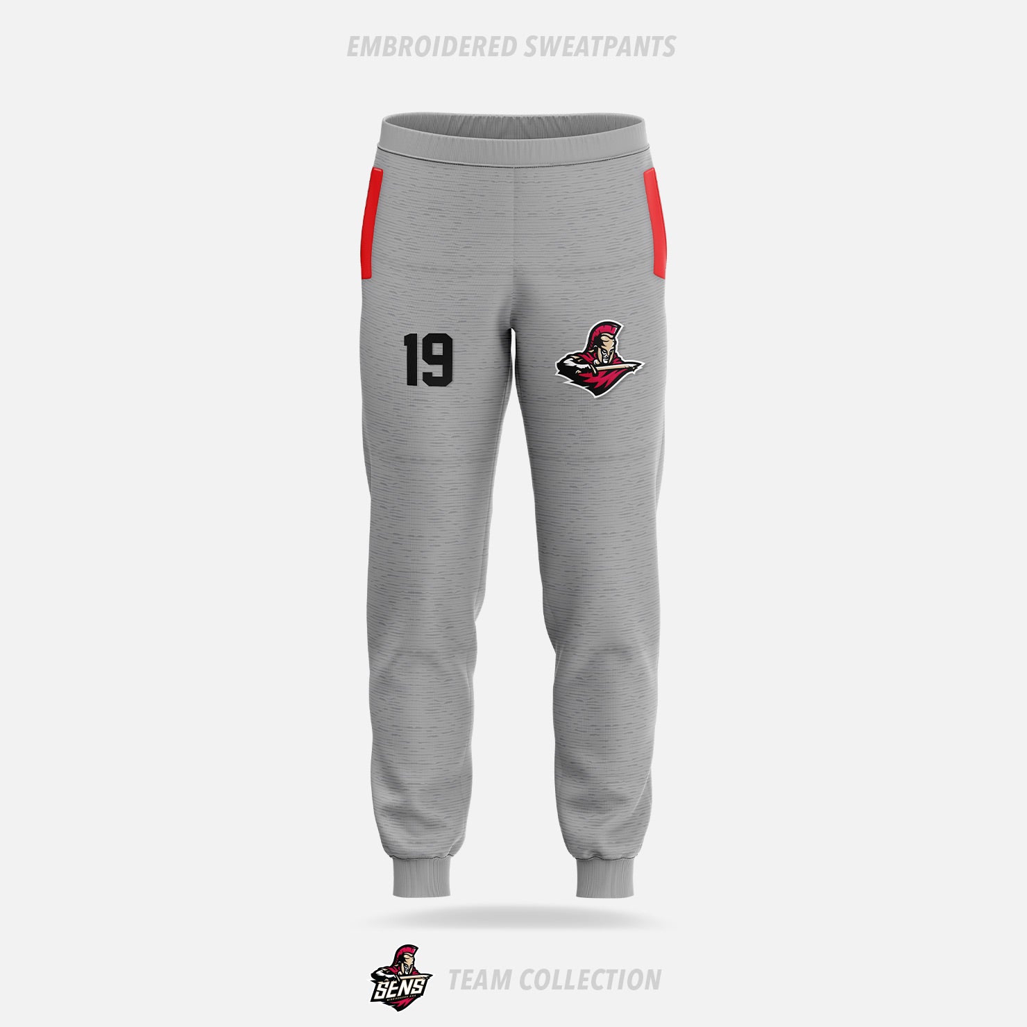 Mississauga Senators Embroidered Sweatpants - Mississauga Senators Team Collection