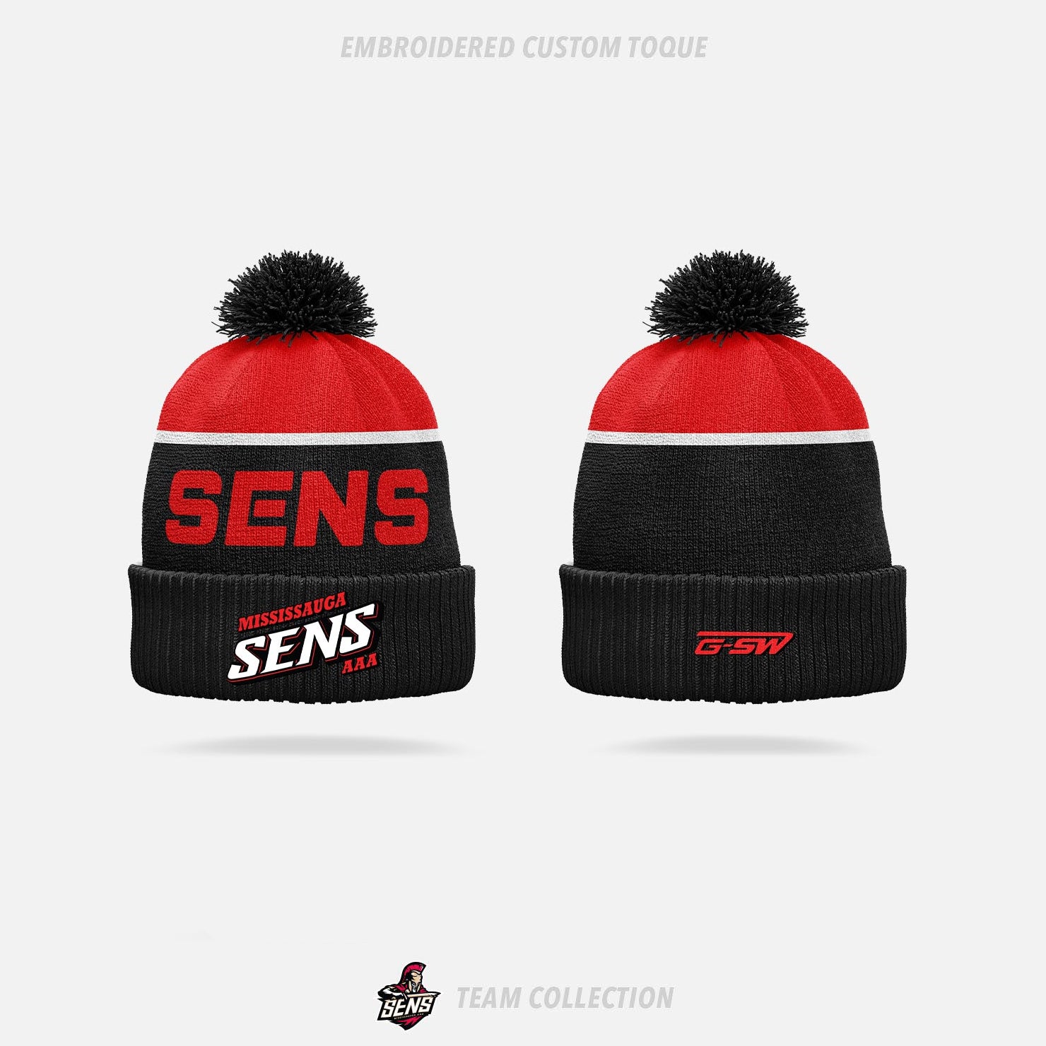 Mississauga Senators Embroidered Custom Toque (2024)
