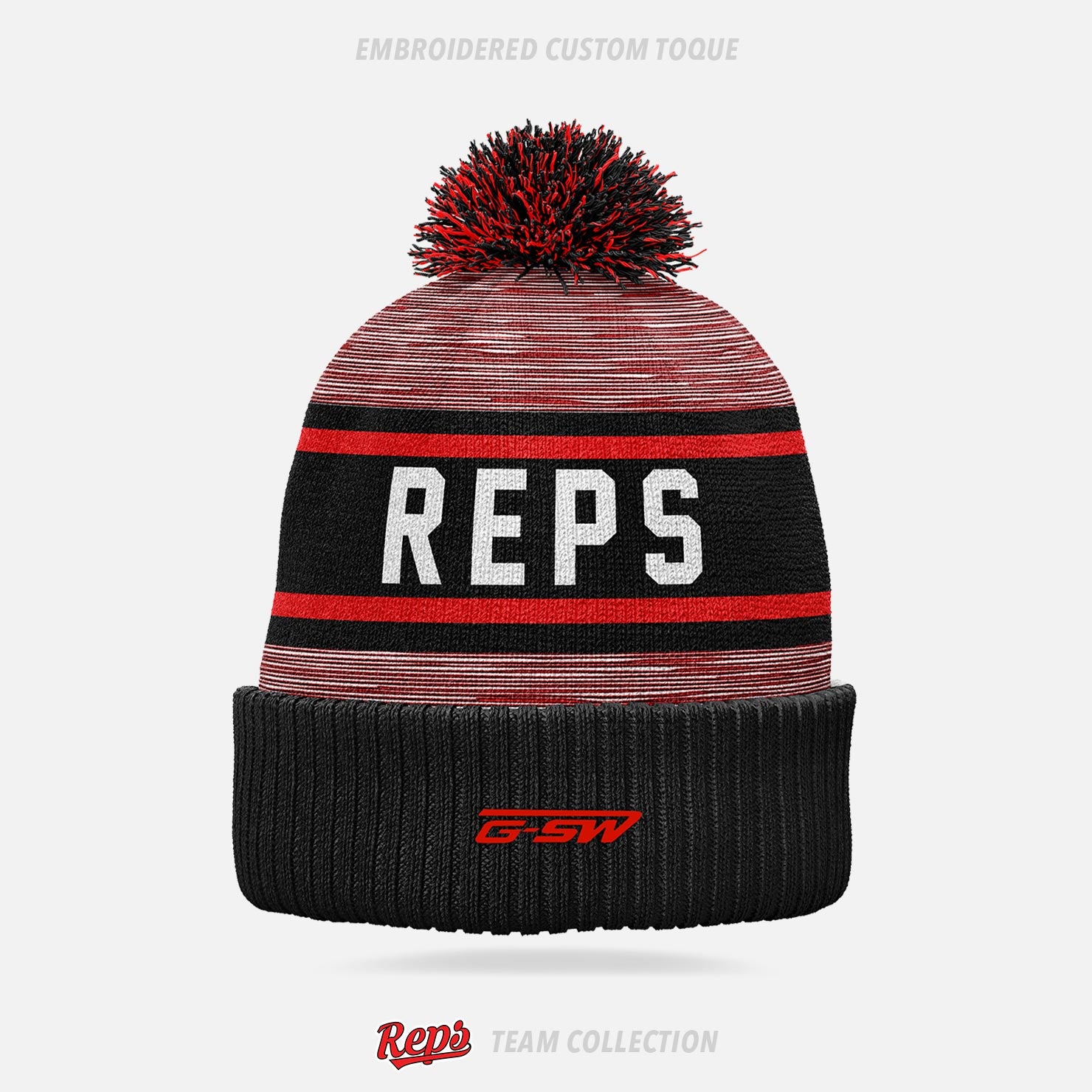 REPS Embroidered Custom Toque - REPS Team Collection