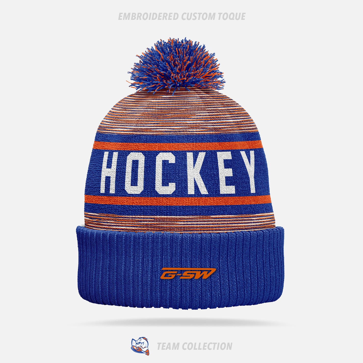 Victoria Village Mustangs Embroidered Custom Toque - Victoria Village Mustangs Team Collection