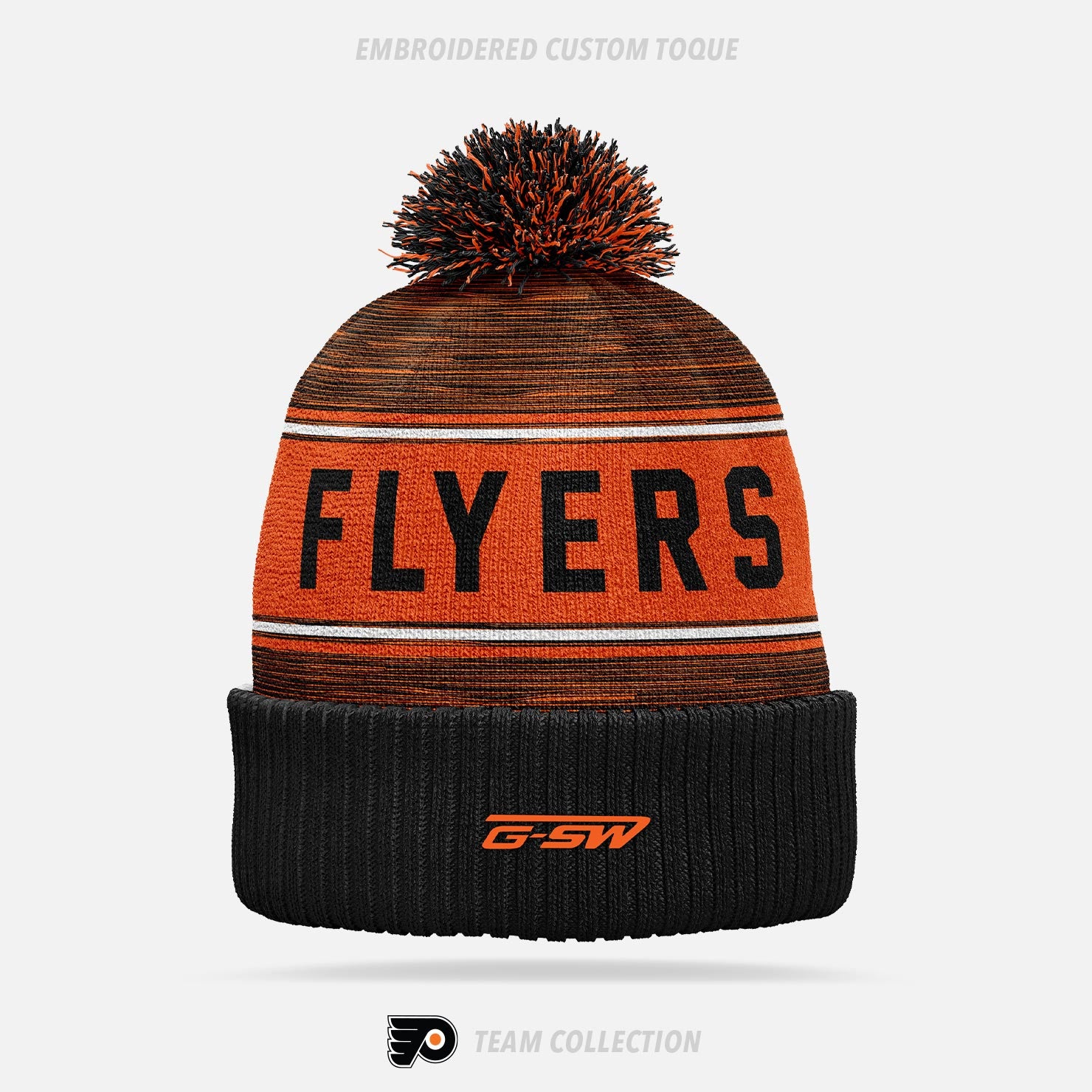 Don Mills Flyers Embroidered Custom Toque - Don Mills Flyers Team Collection