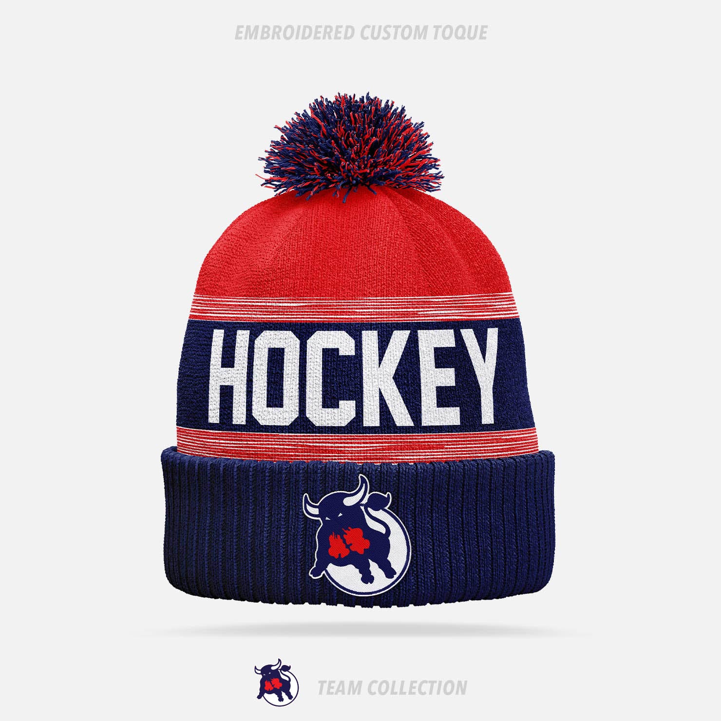 Faustina Toros Embroidered Custom Toque