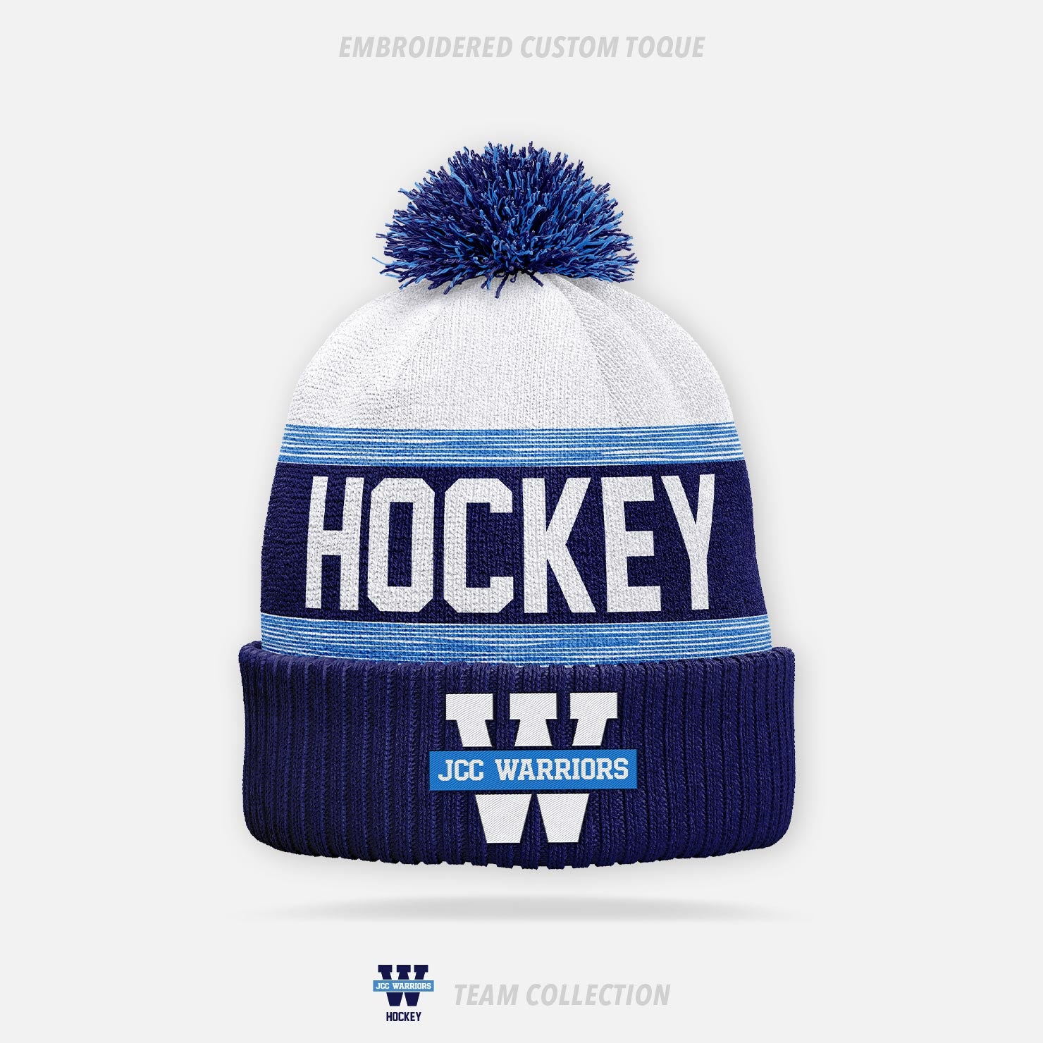 JCC Warriors Embroidered Custom Toque