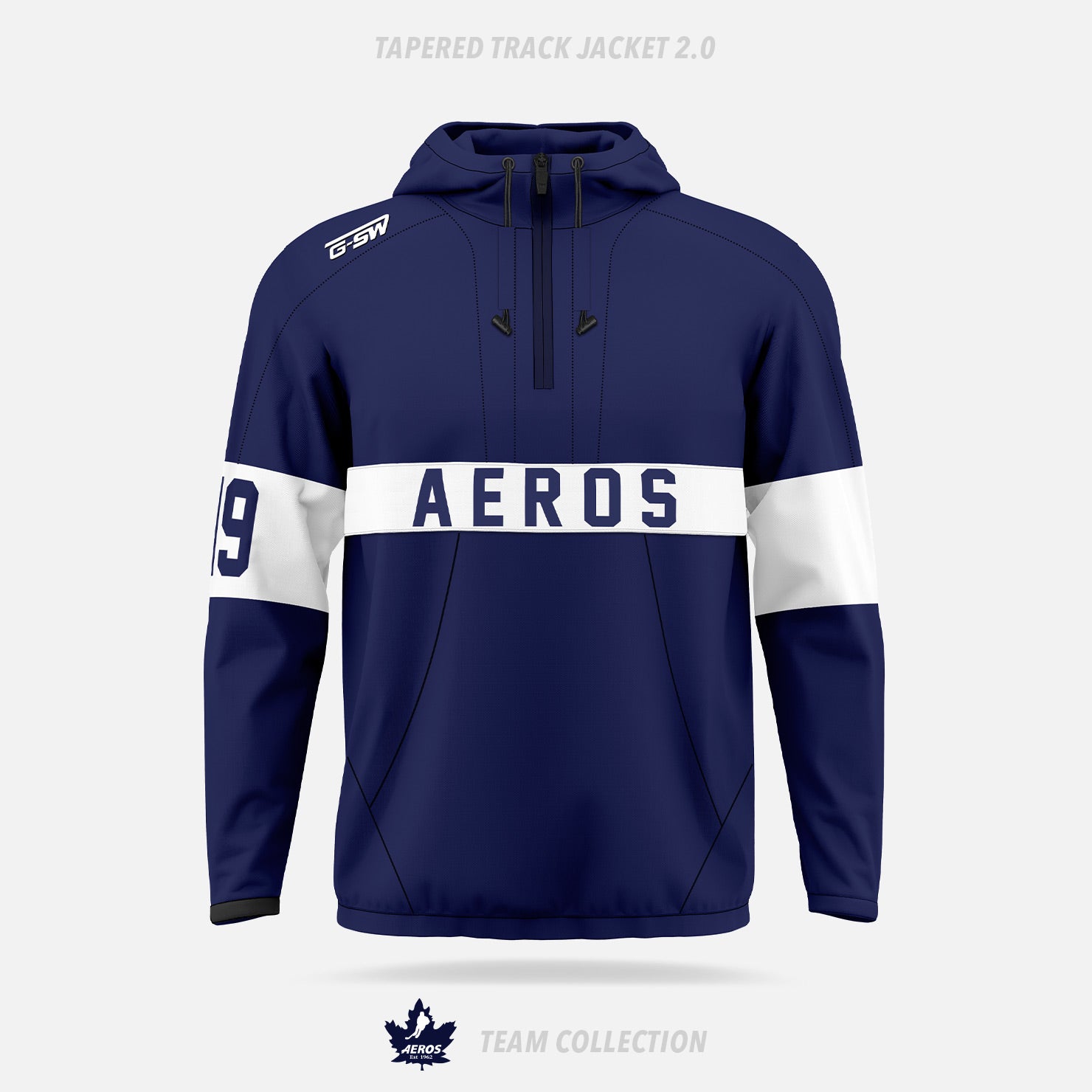 Toronto Aeros Tapered Track Jacket 2.0 - Toronto Aeros Team Collection