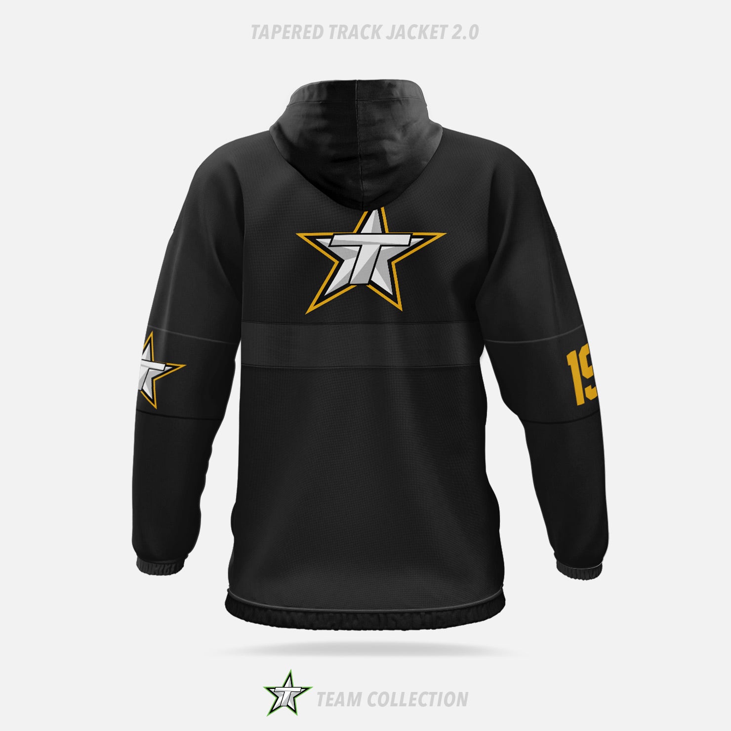 Toronto Stars (Gold) Tapered Track Jacket 2.0 - Toronto Stars Team Collection
