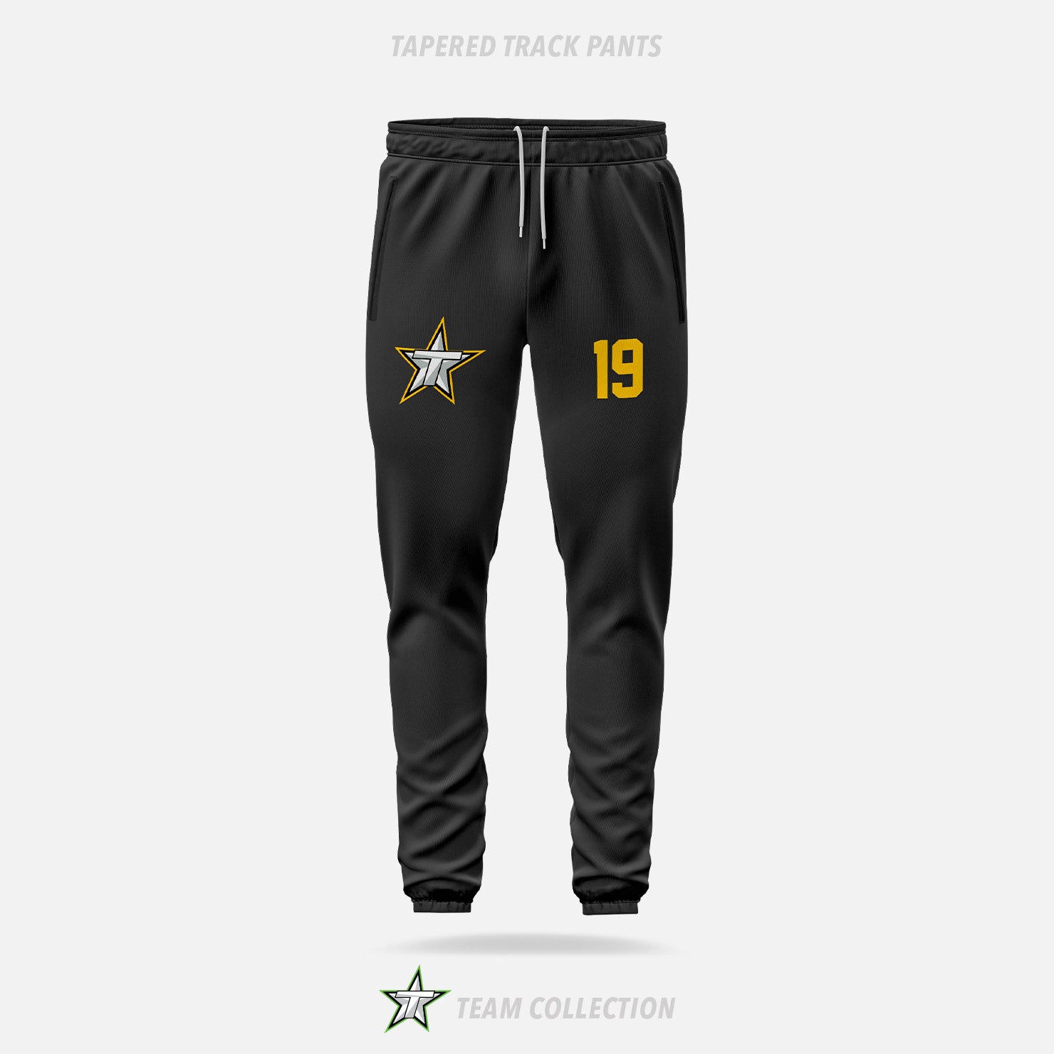 Toronto Stars (Gold) Tapered Track Pants - Toronto Stars Team Collection