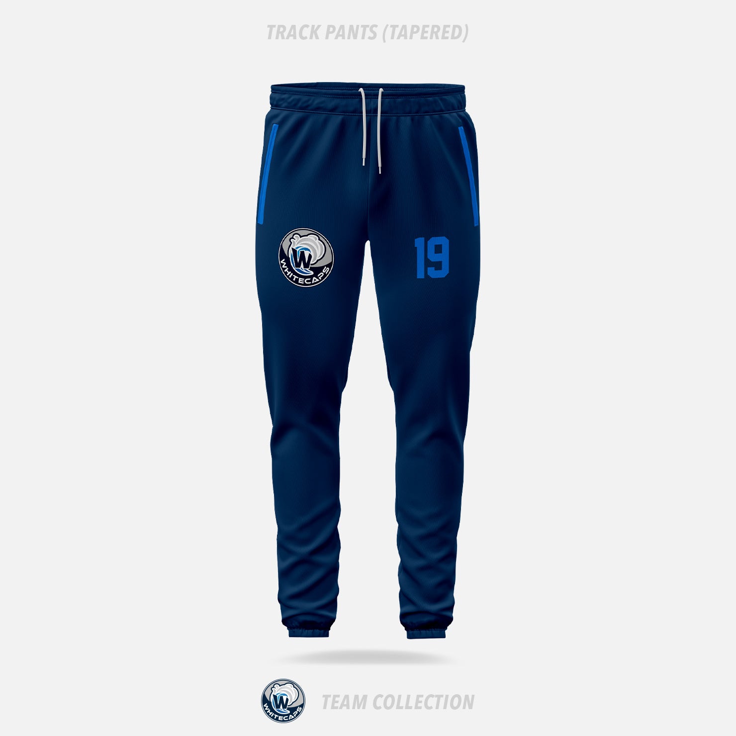 Whitecaps Hockey Tapered Track Pants - Whitecaps Hockey Team Collection