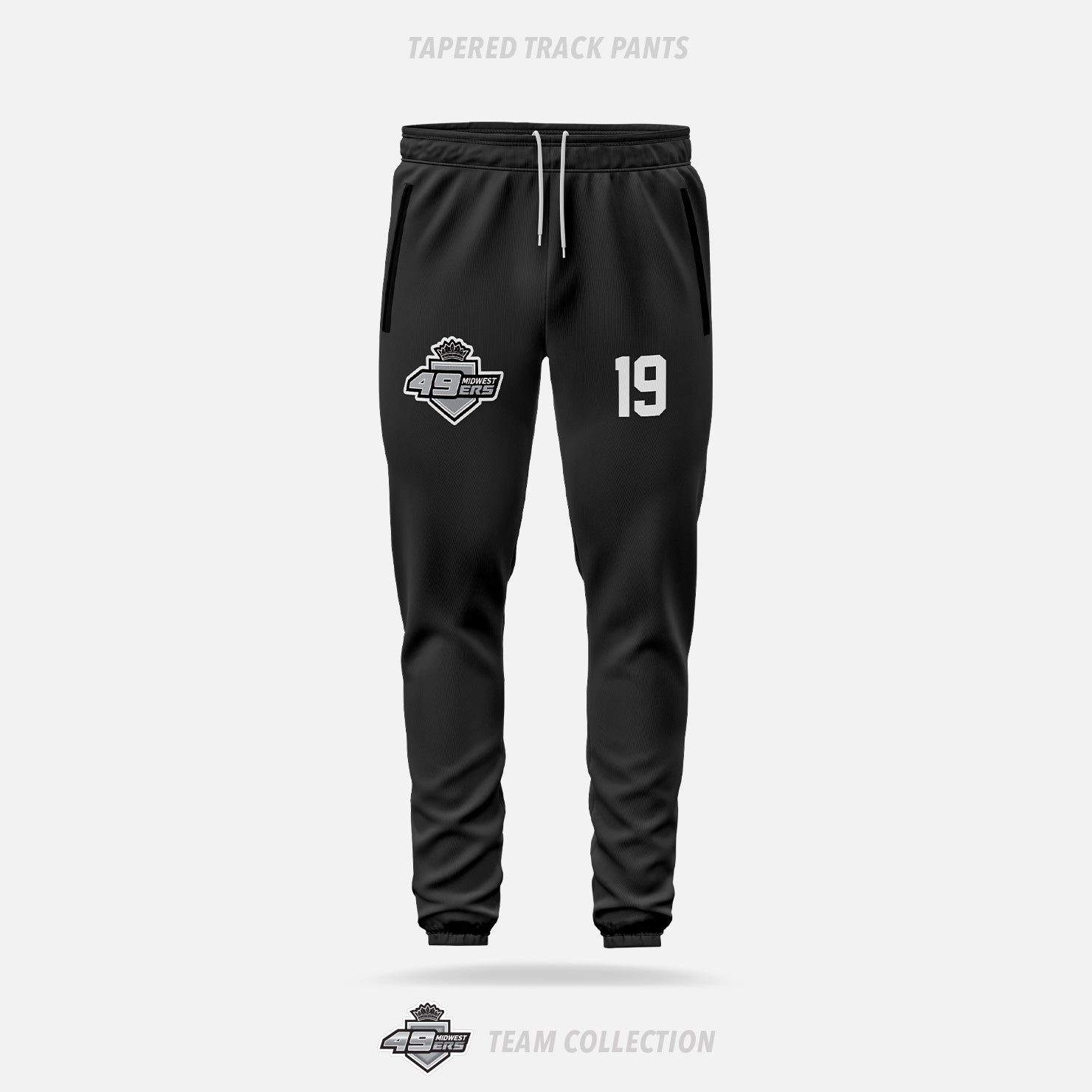 49ers Midwest Hockey Tapered Track Pants - 49ers Midwest Hockey Team Collection