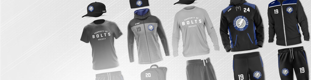 Brighton Bolts Team Collection: Custom Uniforms, Apparel & Accessories ...