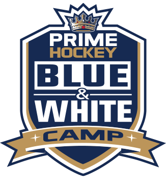 Prime Hockey Blue and White Camp Team Collection