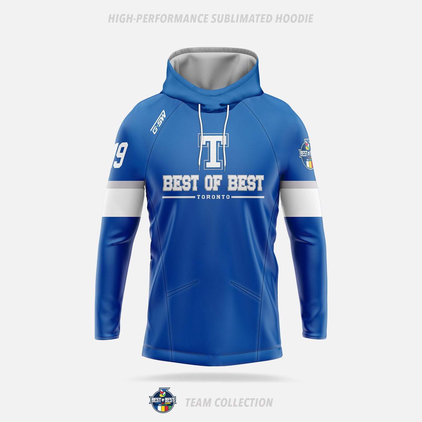 Best of Best High-Performance Sublimated Hoodie - Best of Best Team Collection