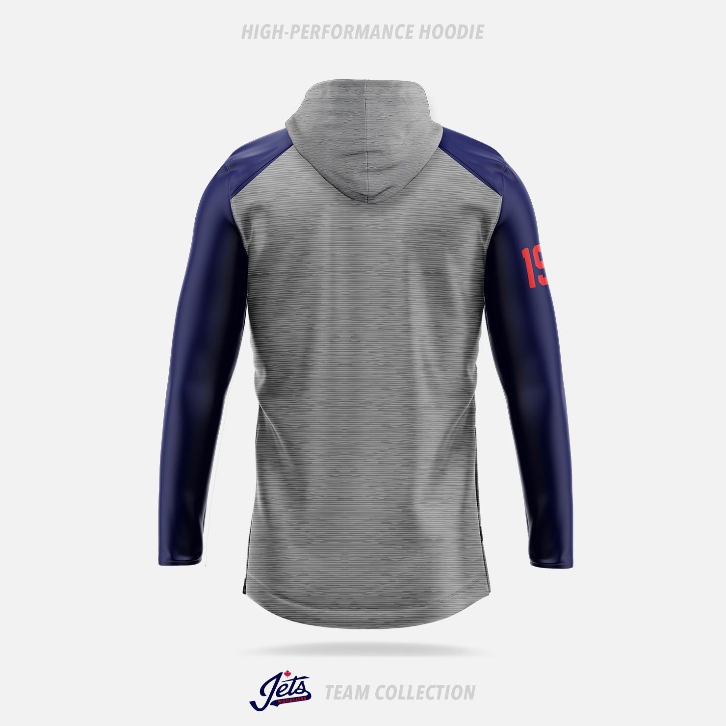Mississauga Jets High-Performance Hoodie (Pullover) - Mississauga Jets Team Collection