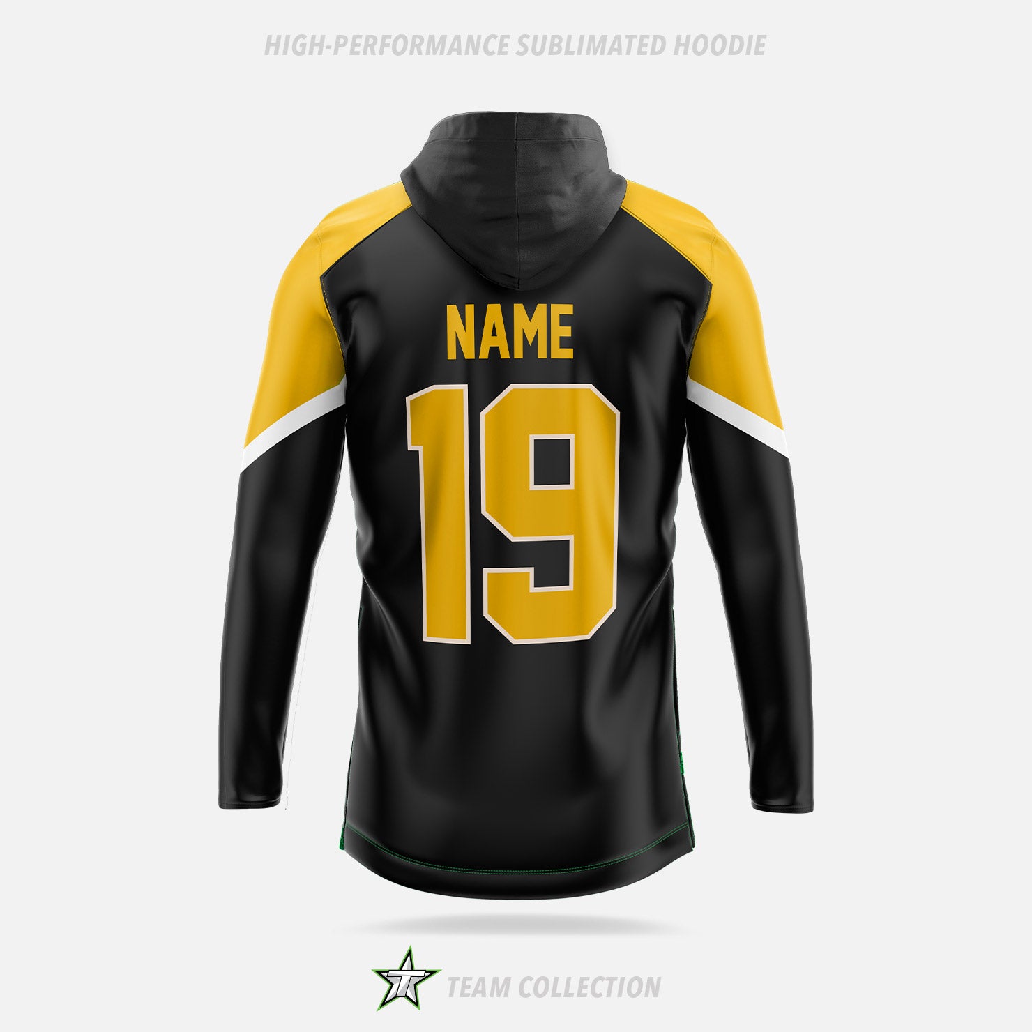 Toronto Stars (Gold) Sublimated Hoodie - Toronto Stars Team Collection