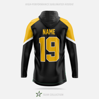 Toronto Stars (Gold) Sublimated Hoodie - Toronto Stars Team Collection