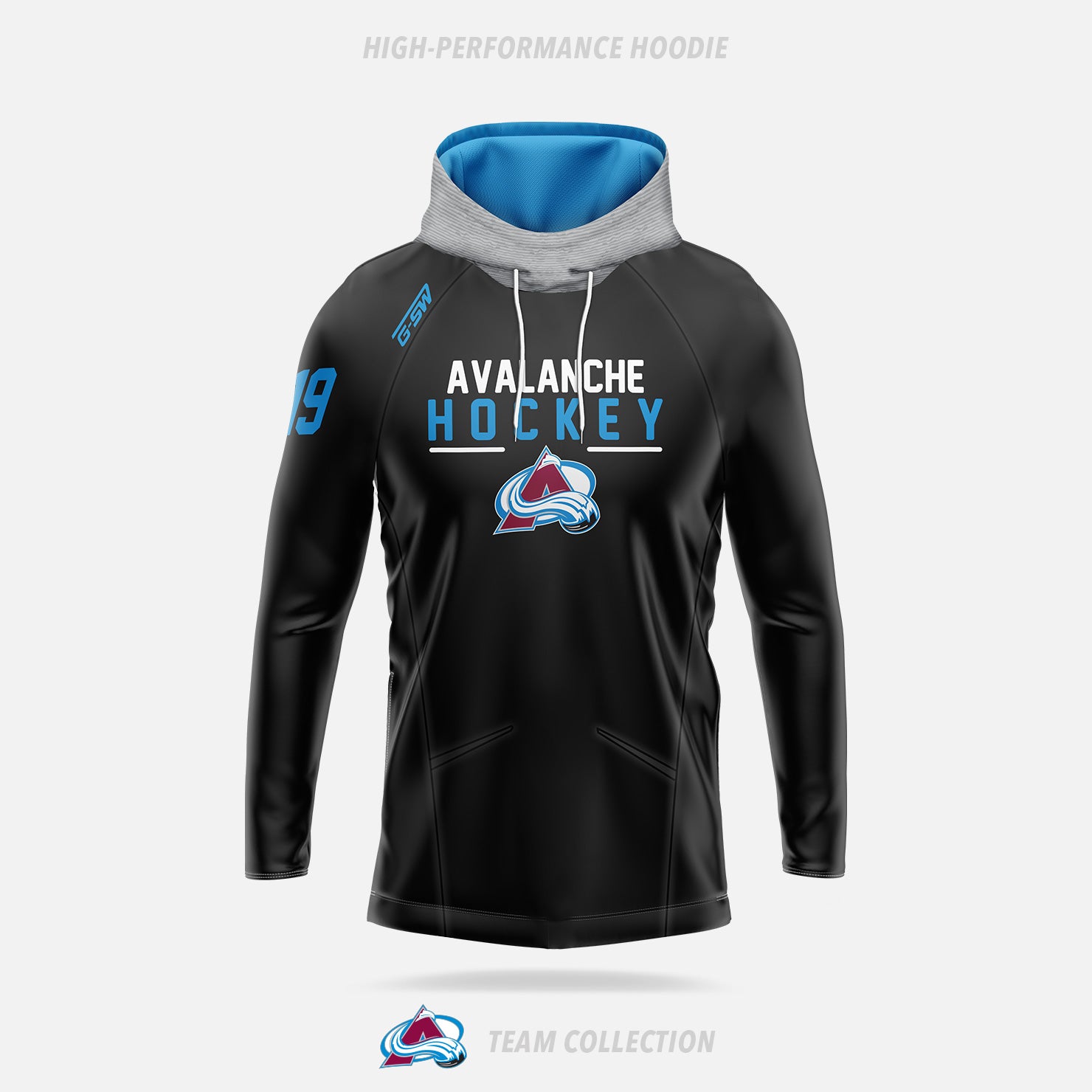 Avalanche Minor Sports High-Performance Hoodie - Avalanche Minor Sports Team Collection