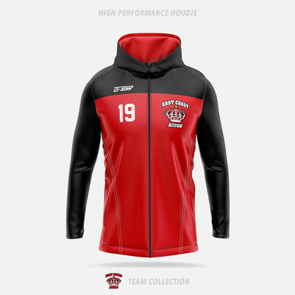 East Coast Kings Hockey High-Performance Hoodie - East Coast Kings Hockey Team Collection