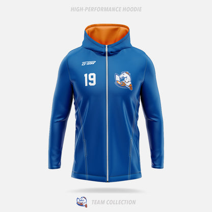 Victoria Village Mustangs High-Performance Hoodie (Zip Up)