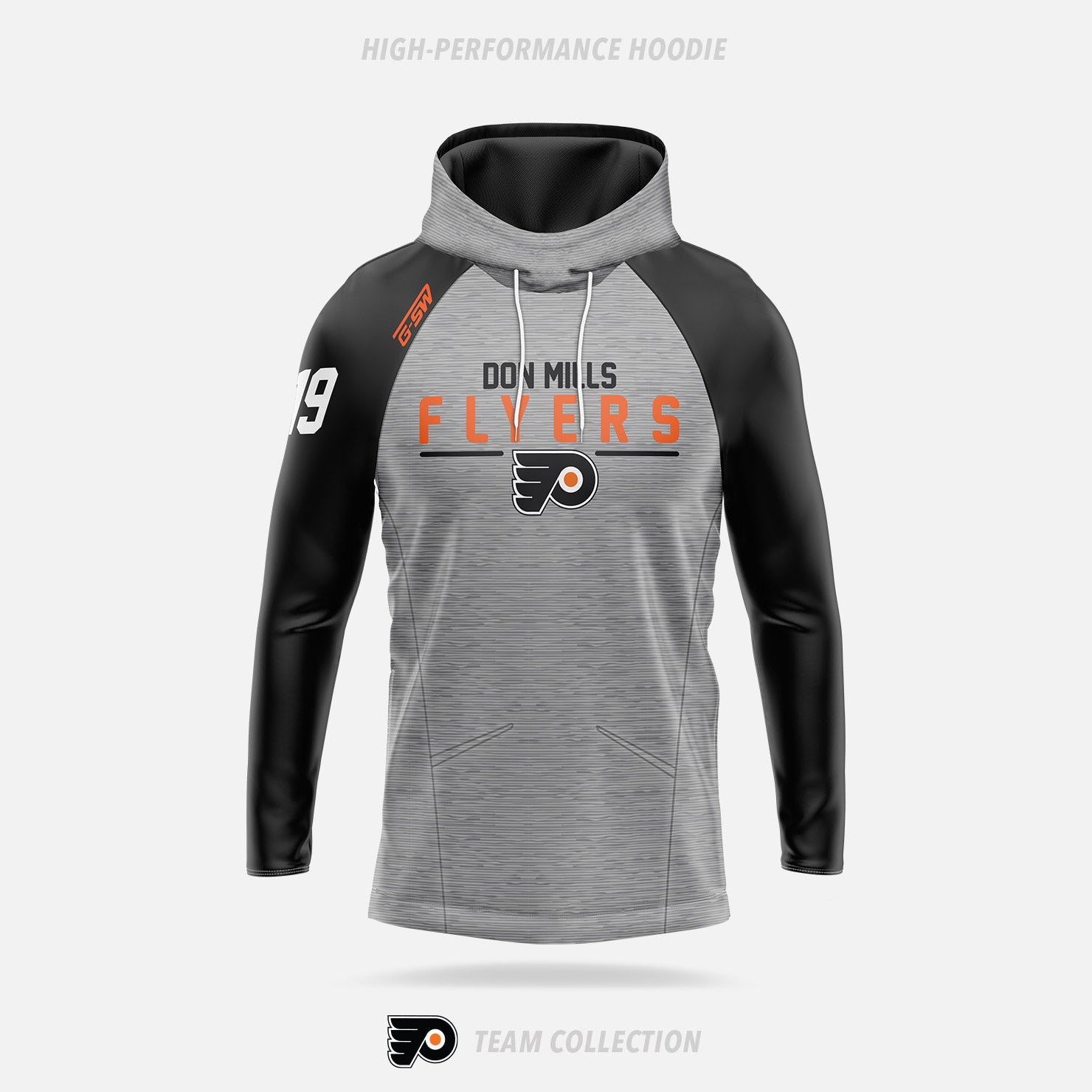 Don Mills Flyers High Performance Hoodie (Pullover) - Don Mills Flyers Team Collection