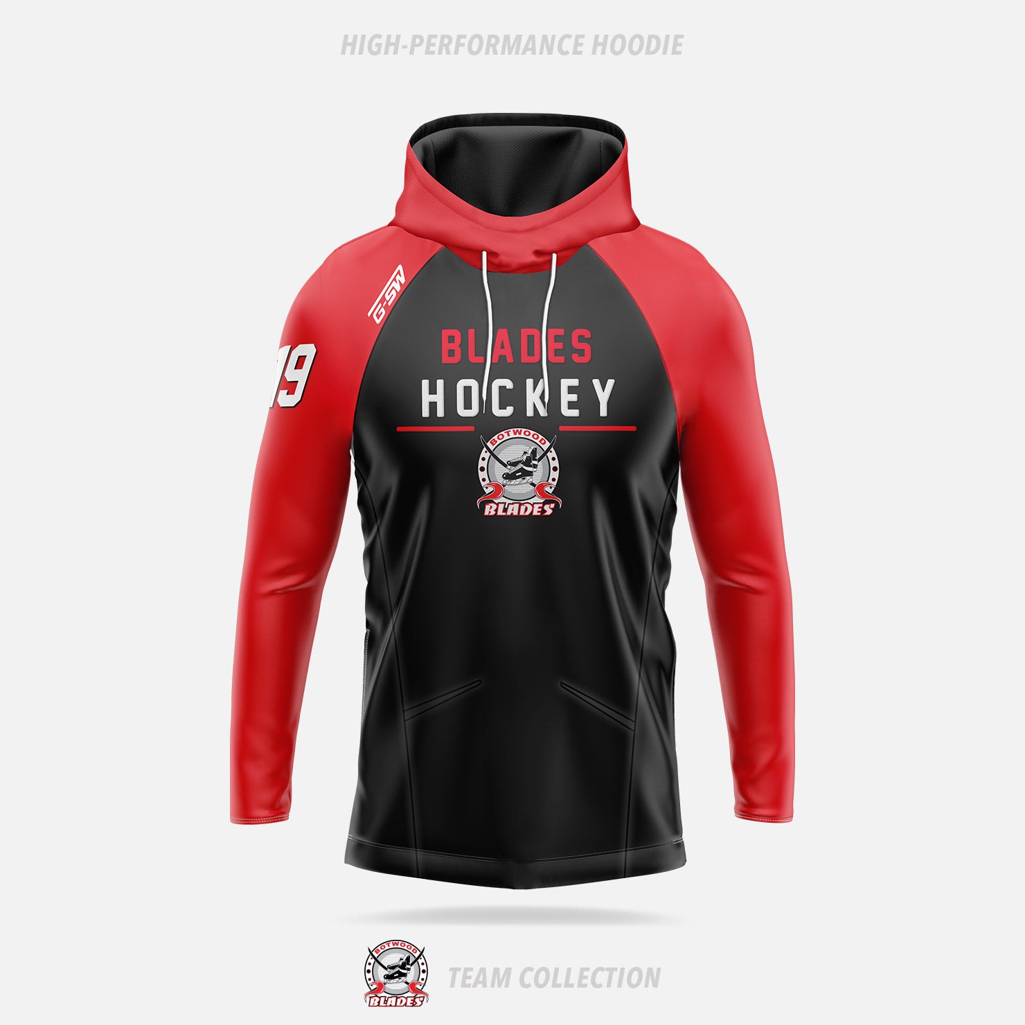 Botwood Blades High-Performance Hoodie (Pullover) - Botwood Blades Team Collection
