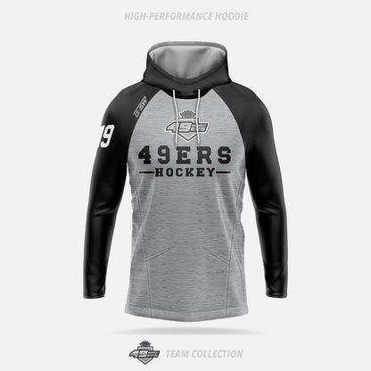 Midwest 49ers Hockey High-Performance Hoodie
