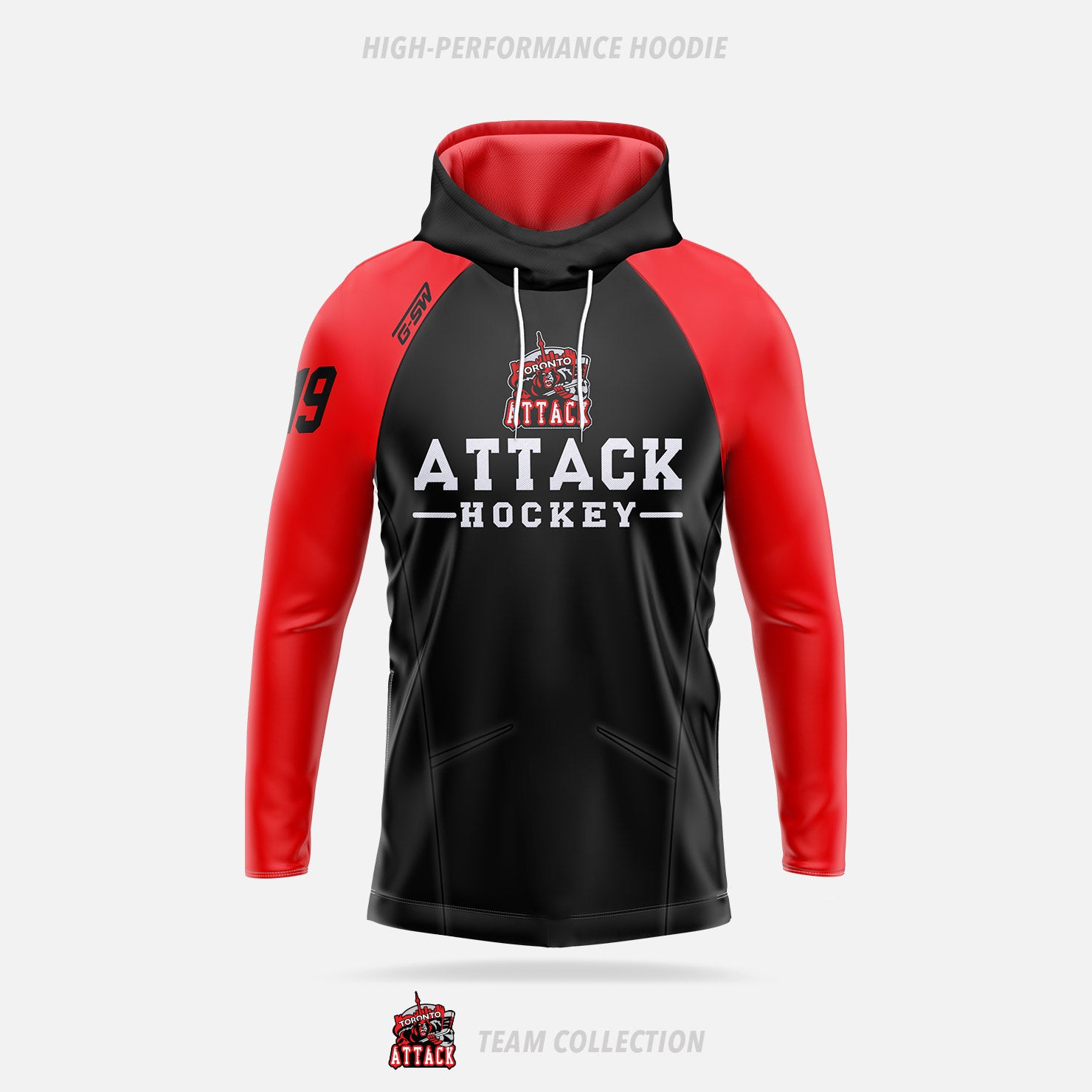 Toronto Attack High-Performance Hoodie (Pullover)