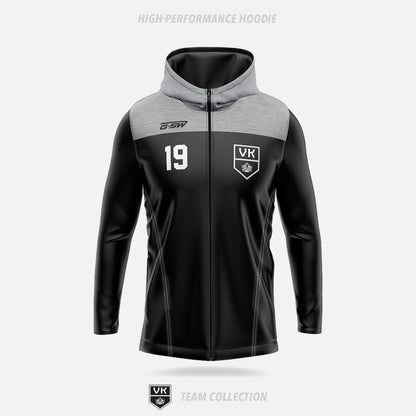 Vaughan Kings High-Performance Hoodie (Zip Up) - Vaughan Kings Team Collection