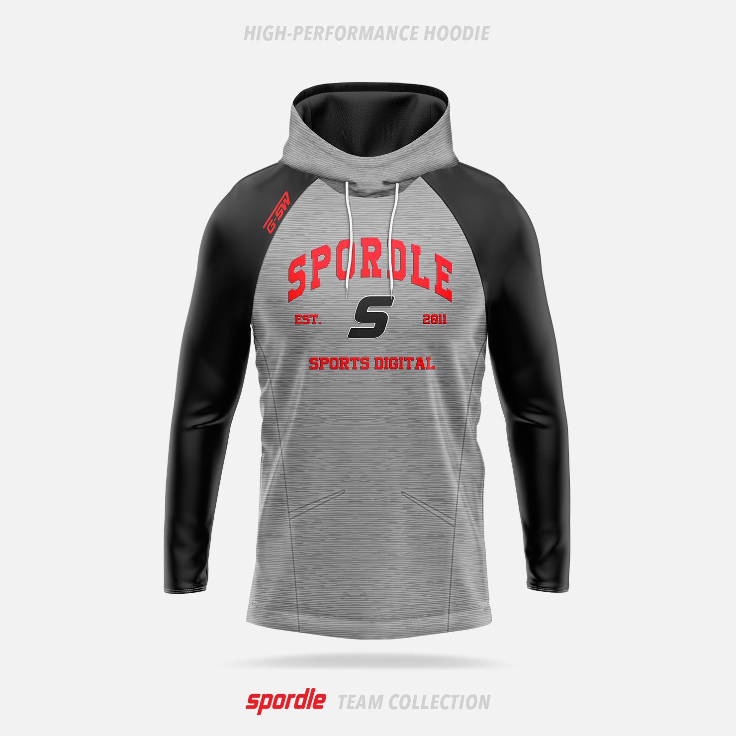 Spordle High-Performance Hoodie (Pullover) - Spordle Team Collection
