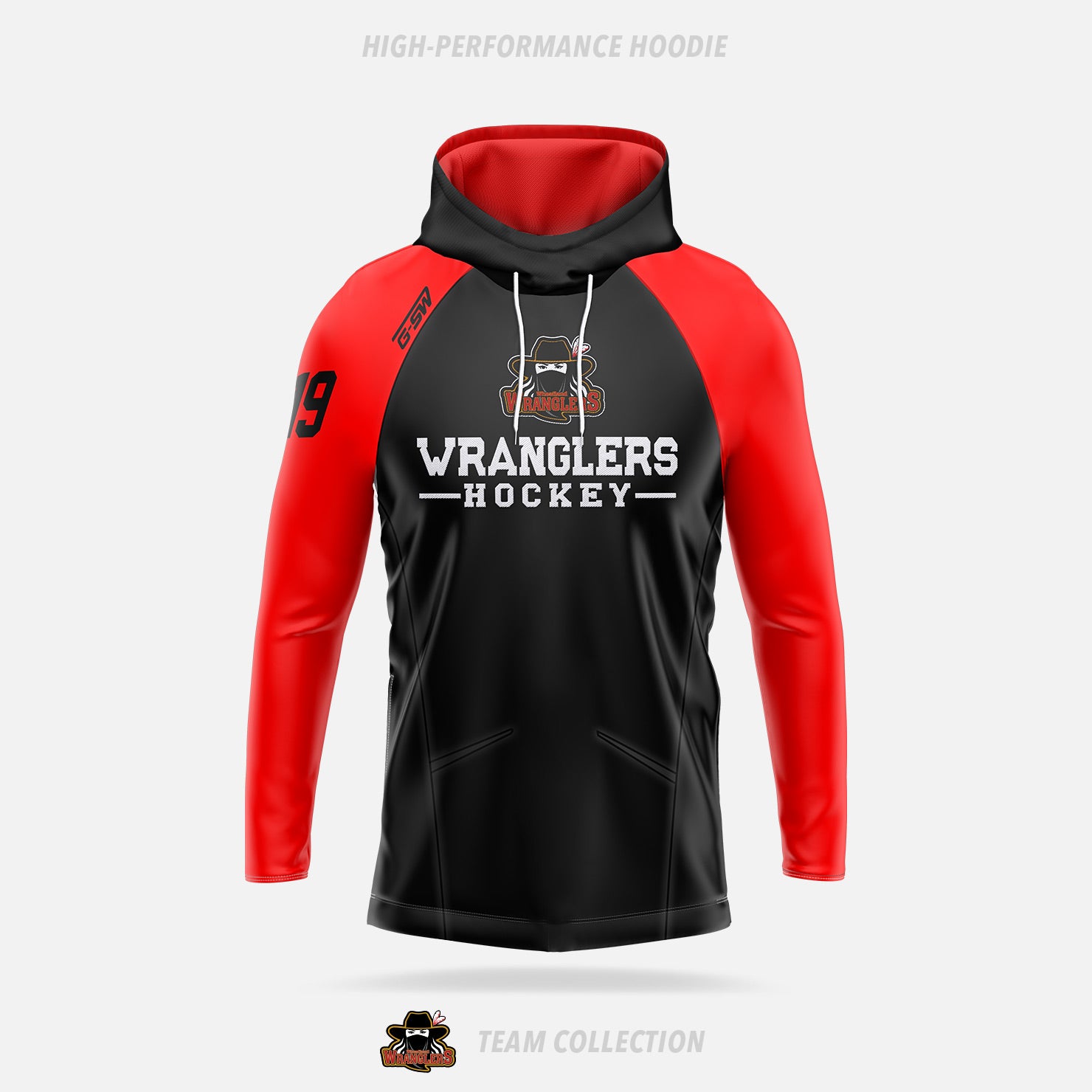 Wheatland Wranglers High-Performance Hoodie (Pullover)