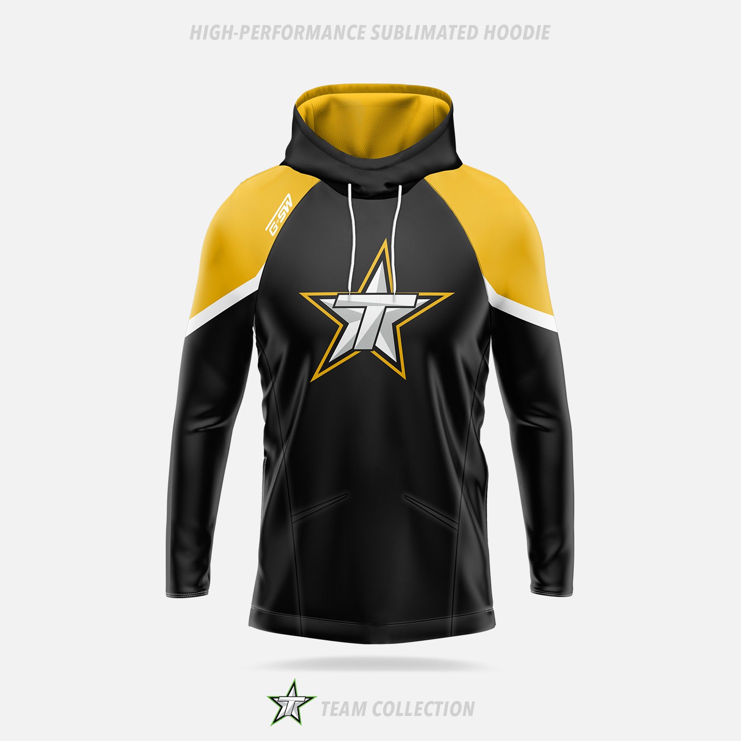 Toronto Stars (Gold) Sublimated Hoodie - Toronto Stars Team Collection