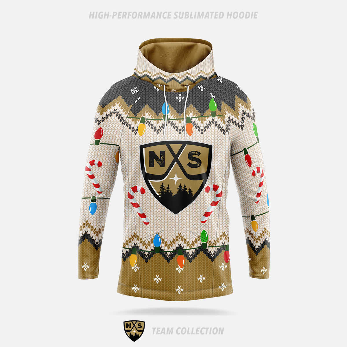 Northern Saints High-Performance Sublimated Christmas Sweater