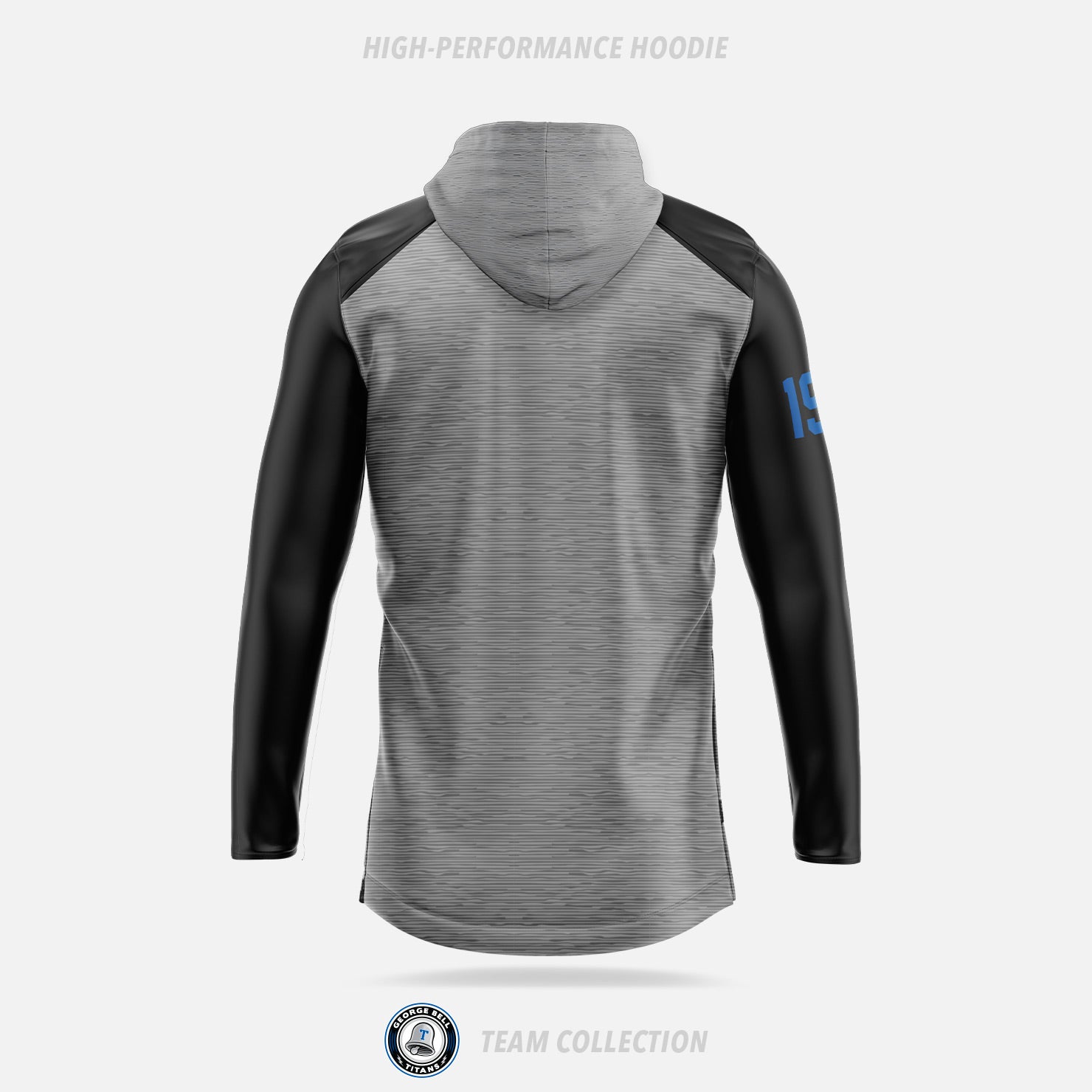 George Bell Titans High-Performance Hoodie Zip Up - George Bell Titans Team Collection