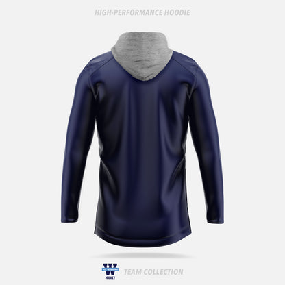 JCC Warriors High-Performance Hoodie (Zip Up) - JCC Warriors Team Collection