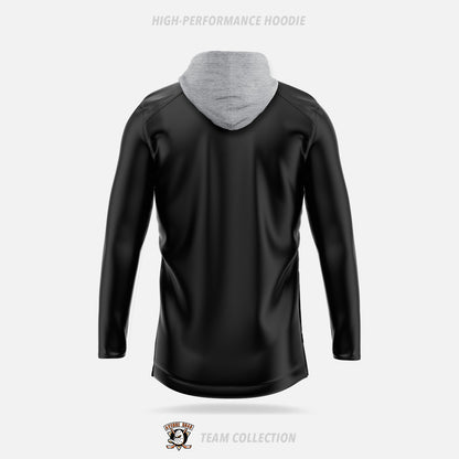 Avenue Road Ducks Hockey High-Performance Hoodie (Zip Up) - Avenue Road Ducks Hockey Team Collection