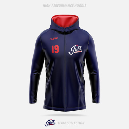 Mississauga Jets High-Performance Hoodie (Zip Up)