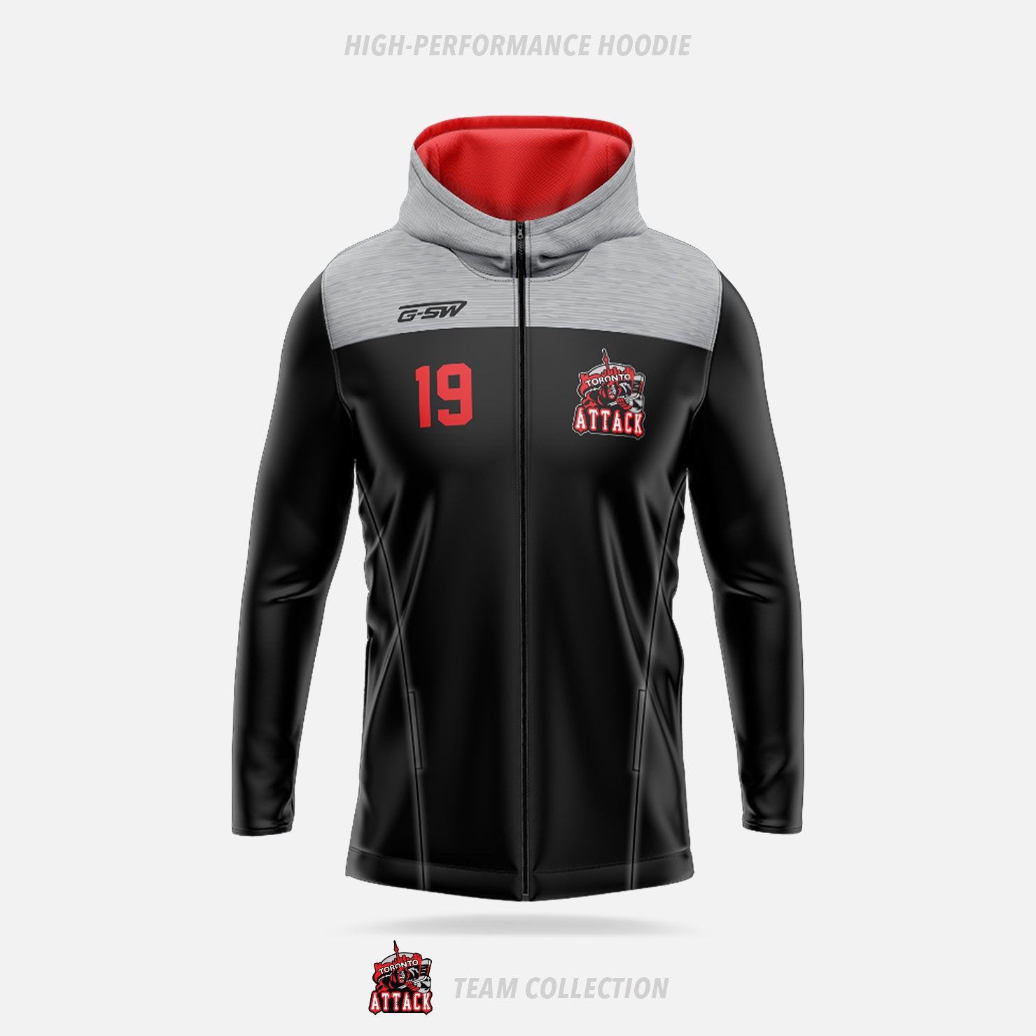 Toronto Attack High-Performance Hoodie - Toronto Attack Team Collection