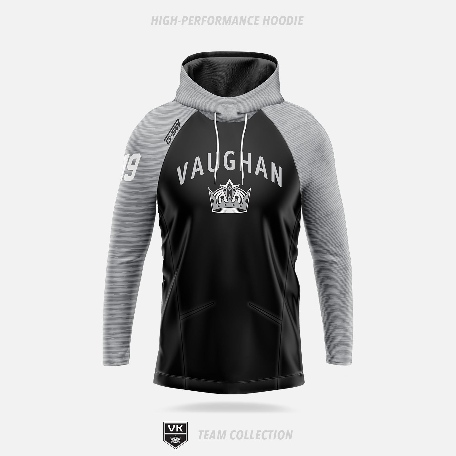 Vaughan Kings High-Performance Hoodie (Pullover) - Vaughan Kings Team Collection